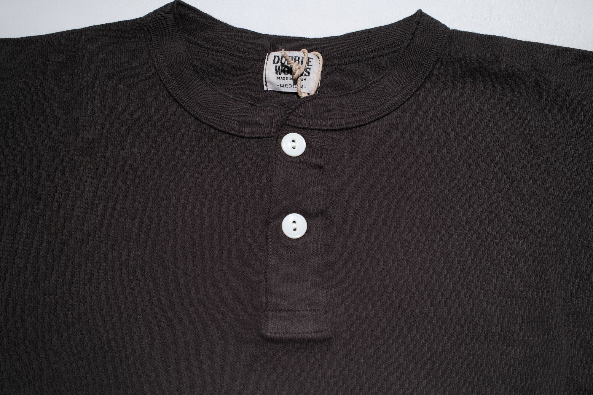 Dubble Works "Standard" L/S Henley Thermal (Black)