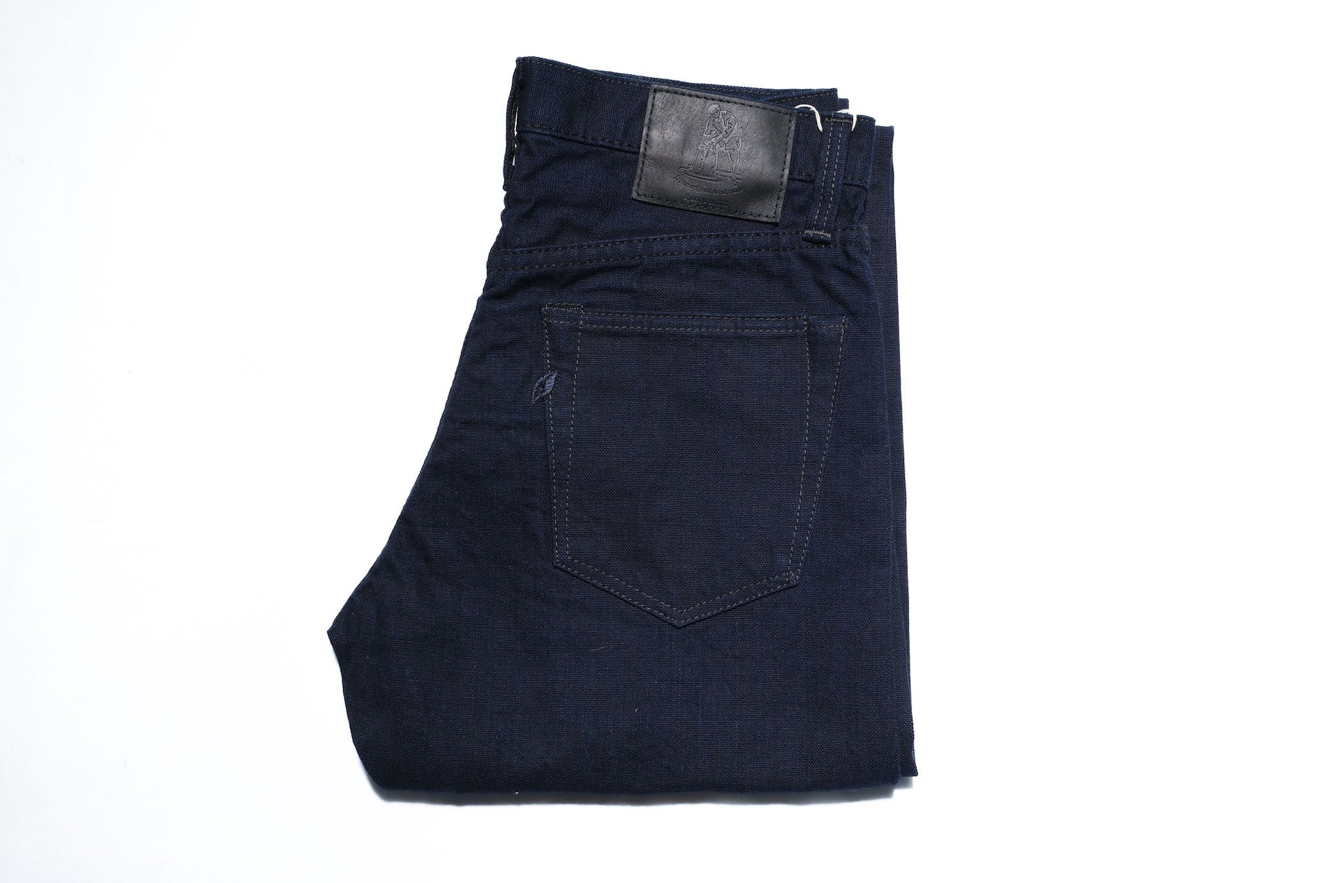 Pure Blue Japan 13.5oz Duck Canvas Trousers (Indigo)