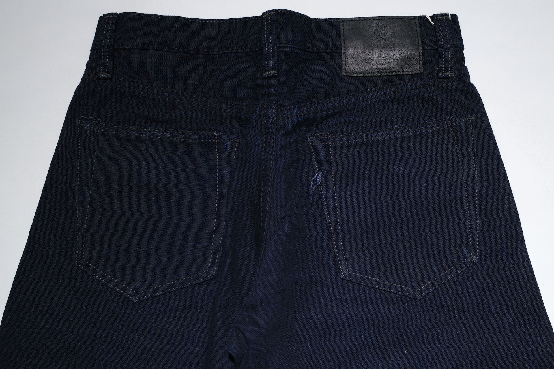 Pure Blue Japan 13.5oz Duck Canvas Trousers (Indigo)