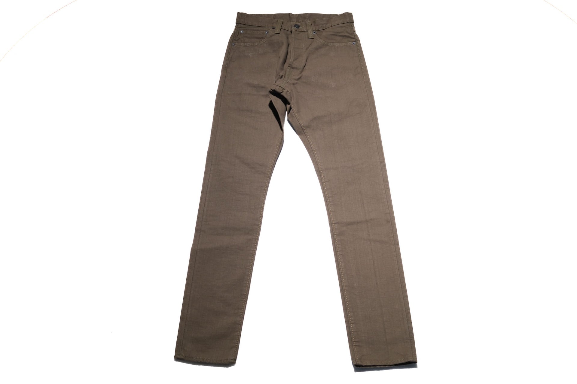 Pure Blue Japan 13.5oz Duck Canvas Trousers (Olive)