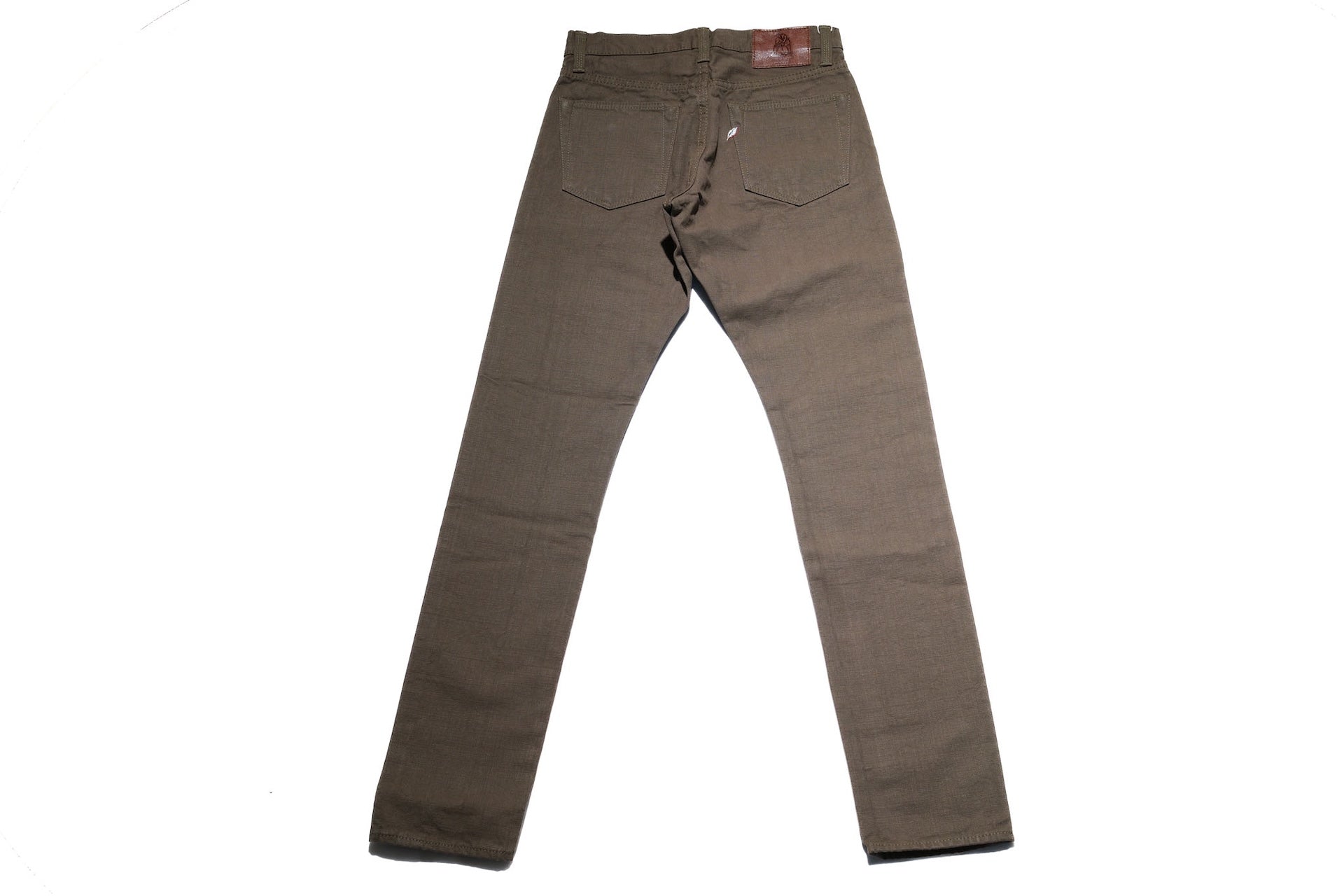 Pure Blue Japan 13.5oz Duck Canvas Trousers (Olive)