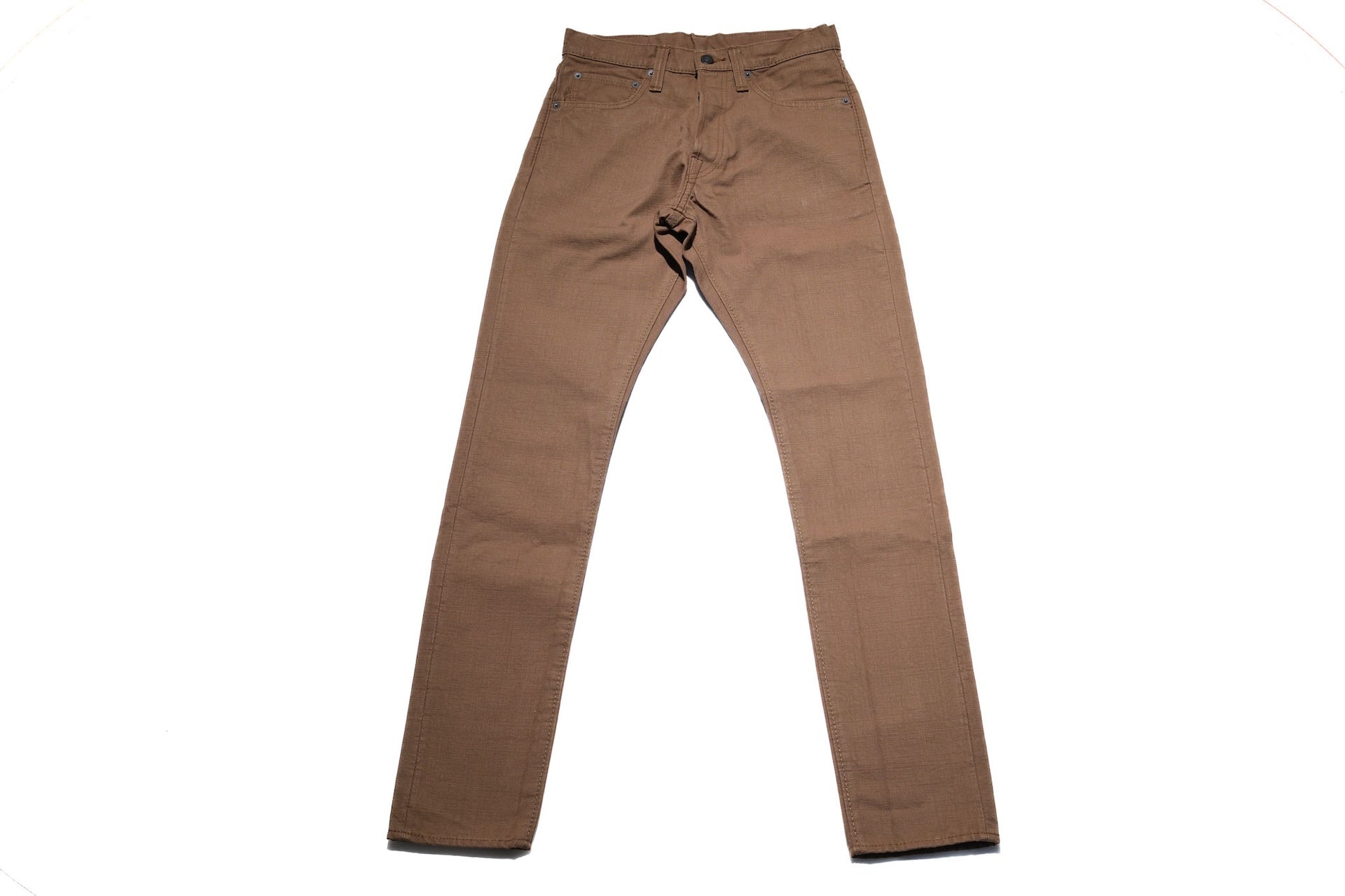 Pure Blue Japan 13.5oz Duck Canvas Trousers (Khaki)