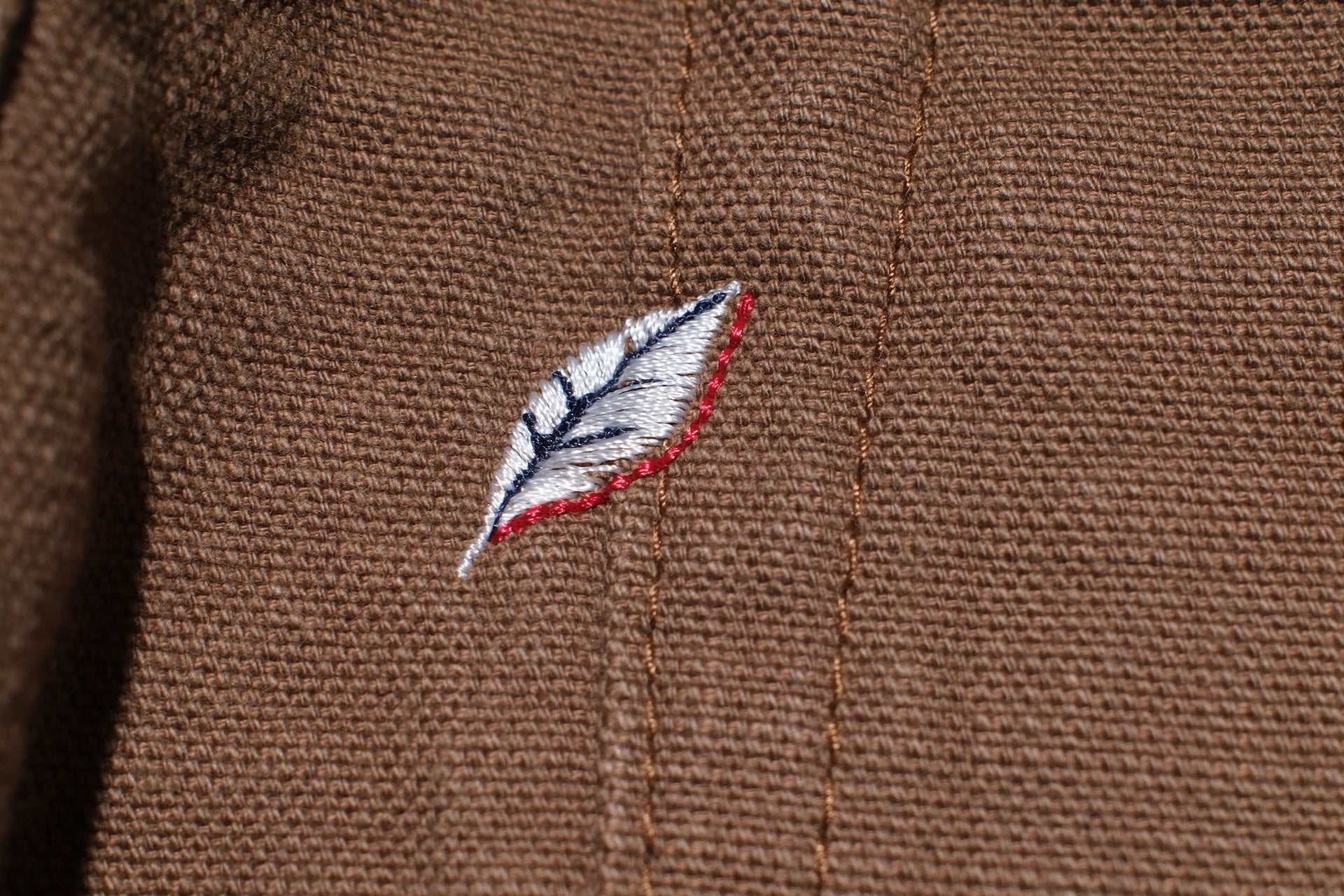 Pure Blue Japan 13.5oz Duck Canvas Trousers (Khaki)