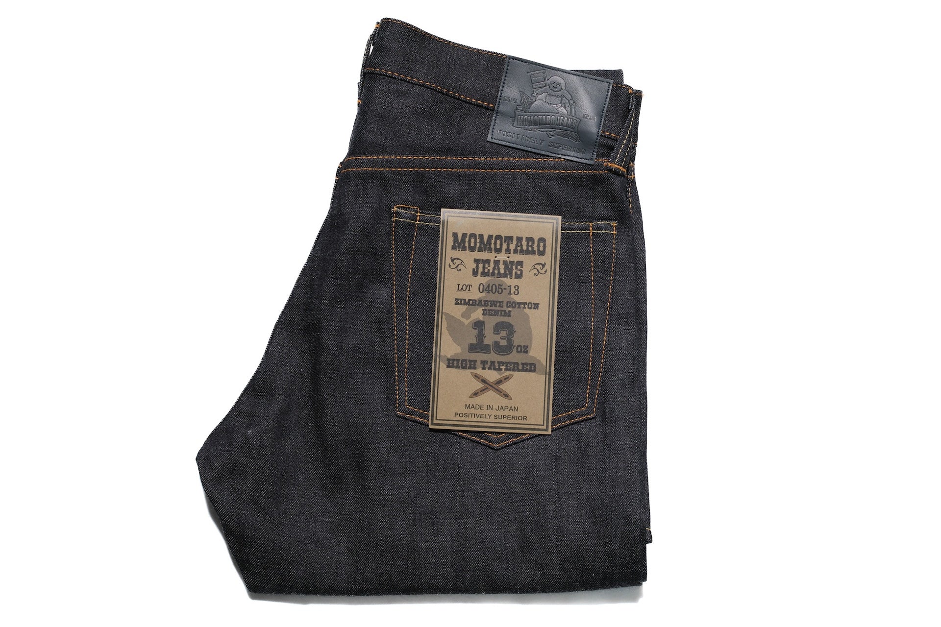 MOMOTARO JEANS 13oz 0405-13 Denim (High Tapered Fit)