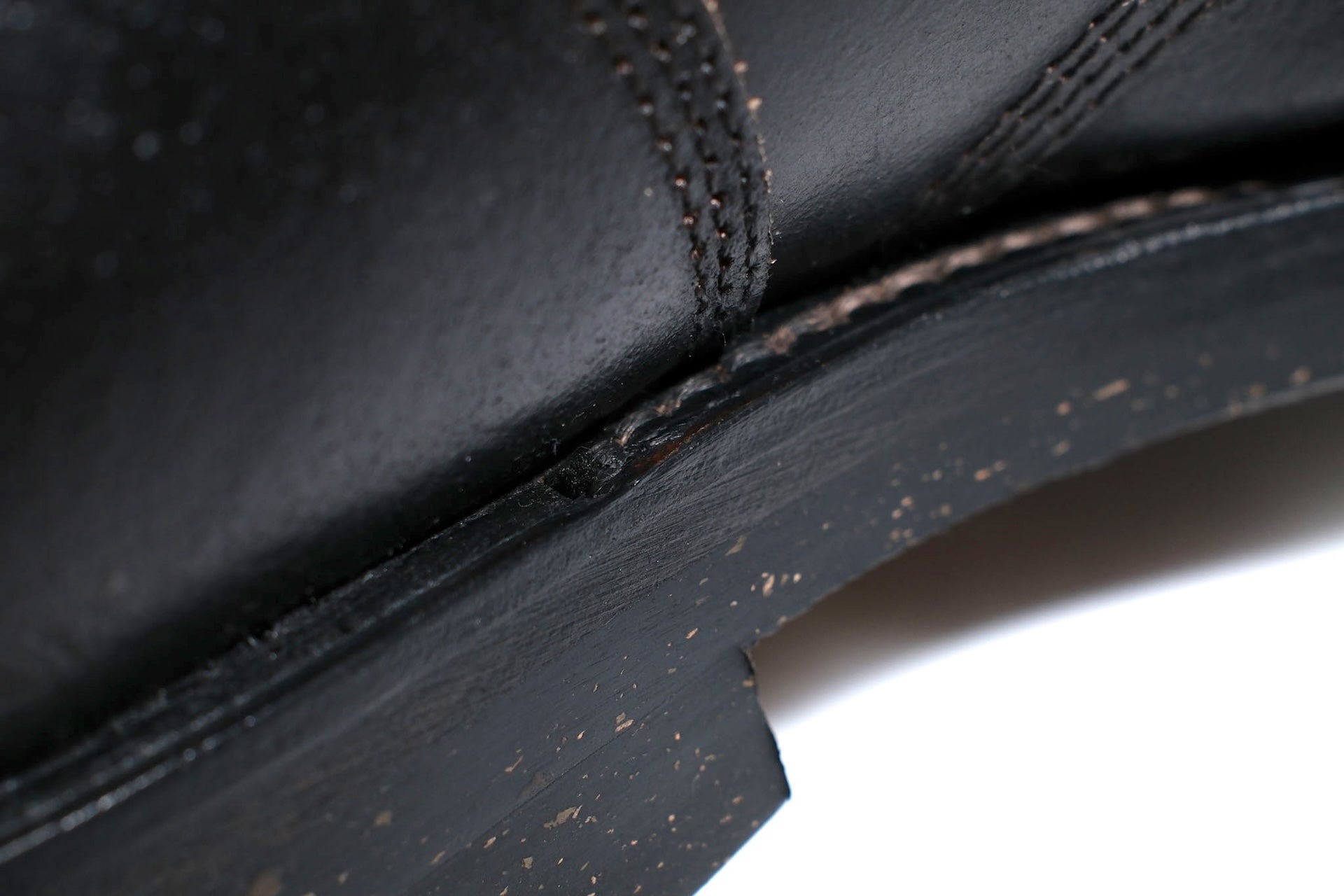 Skoob X CORLECTION Horween Waxed Cowhide "INFANTRY" Boots (Black Tea-core)