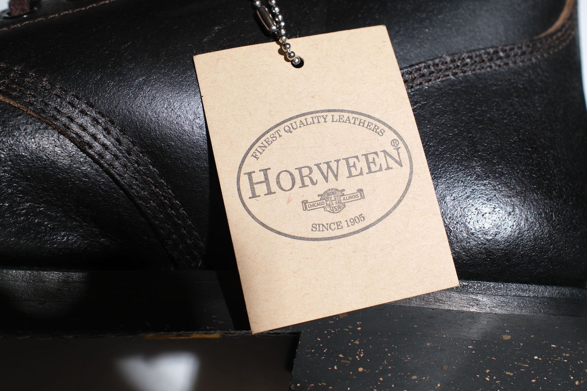 Skoob X CORLECTION Horween Waxed Cowhide "INFANTRY" Boots (Black Tea-core)
