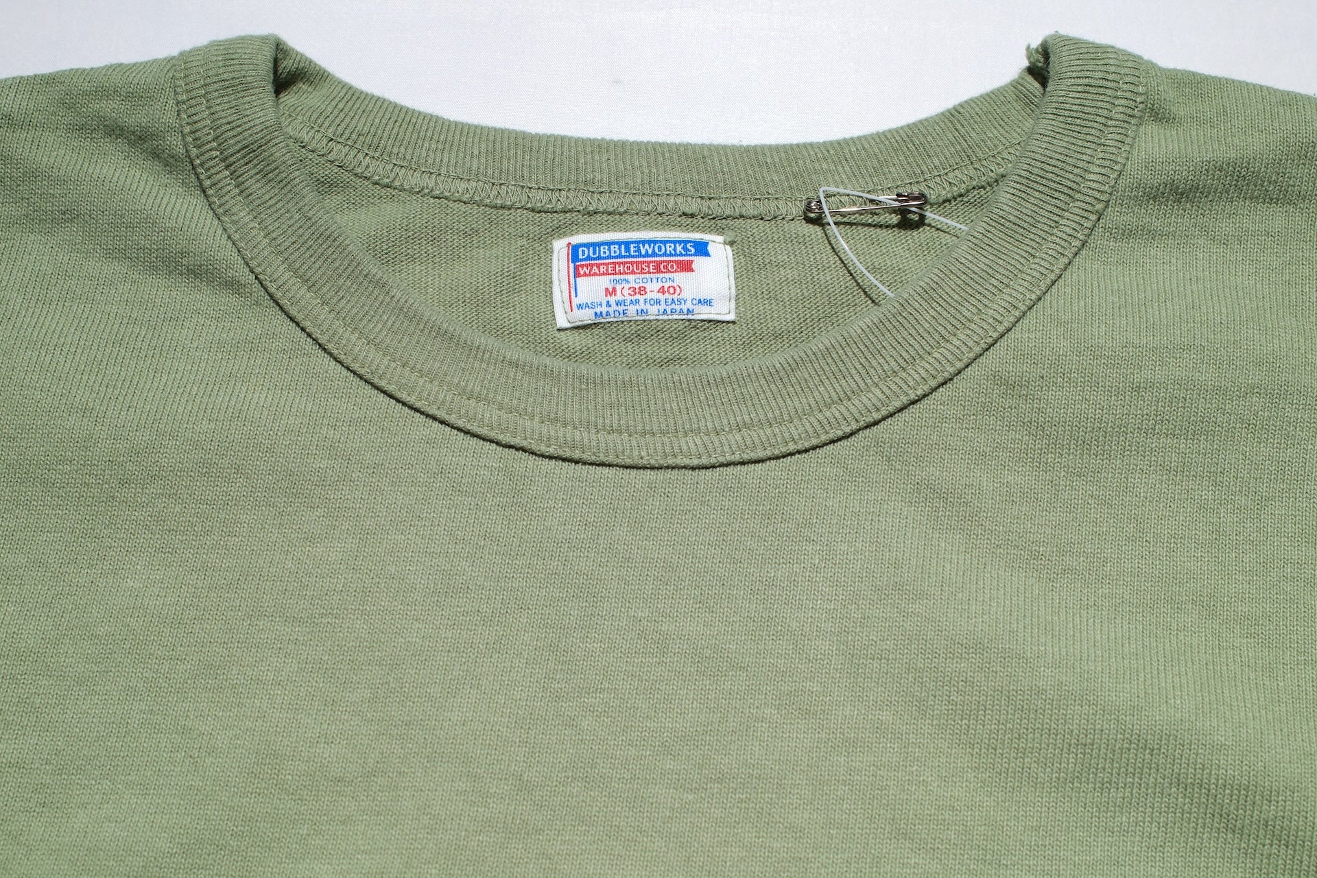 Dubble Works 9oz "Ultra-Heavy" Loopwheeled L/S Tee (Tea Green)