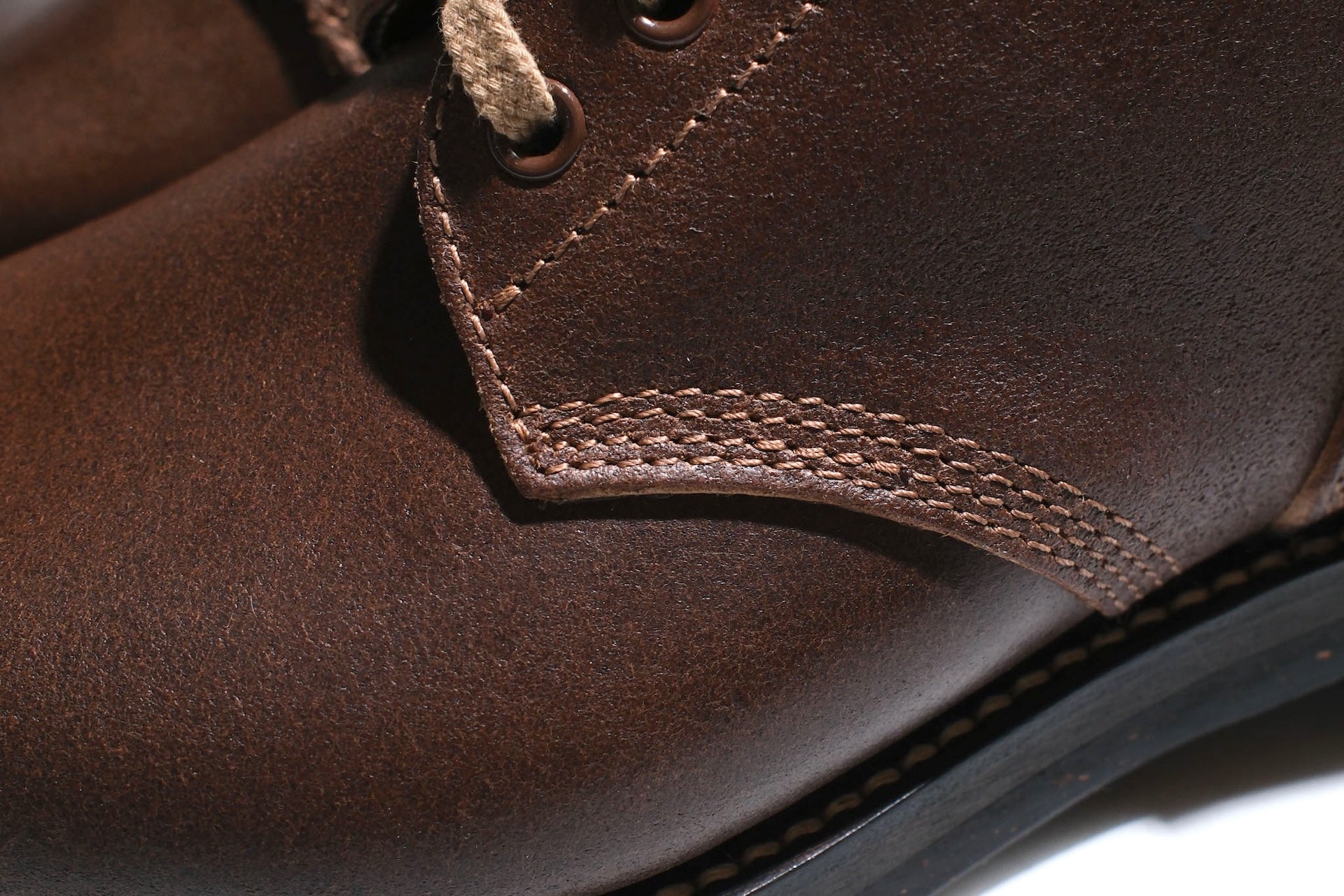 Skoob X CORLECTION Horween Waxed Cowhide "INFANTRY" Boots (Brown Tea-core)