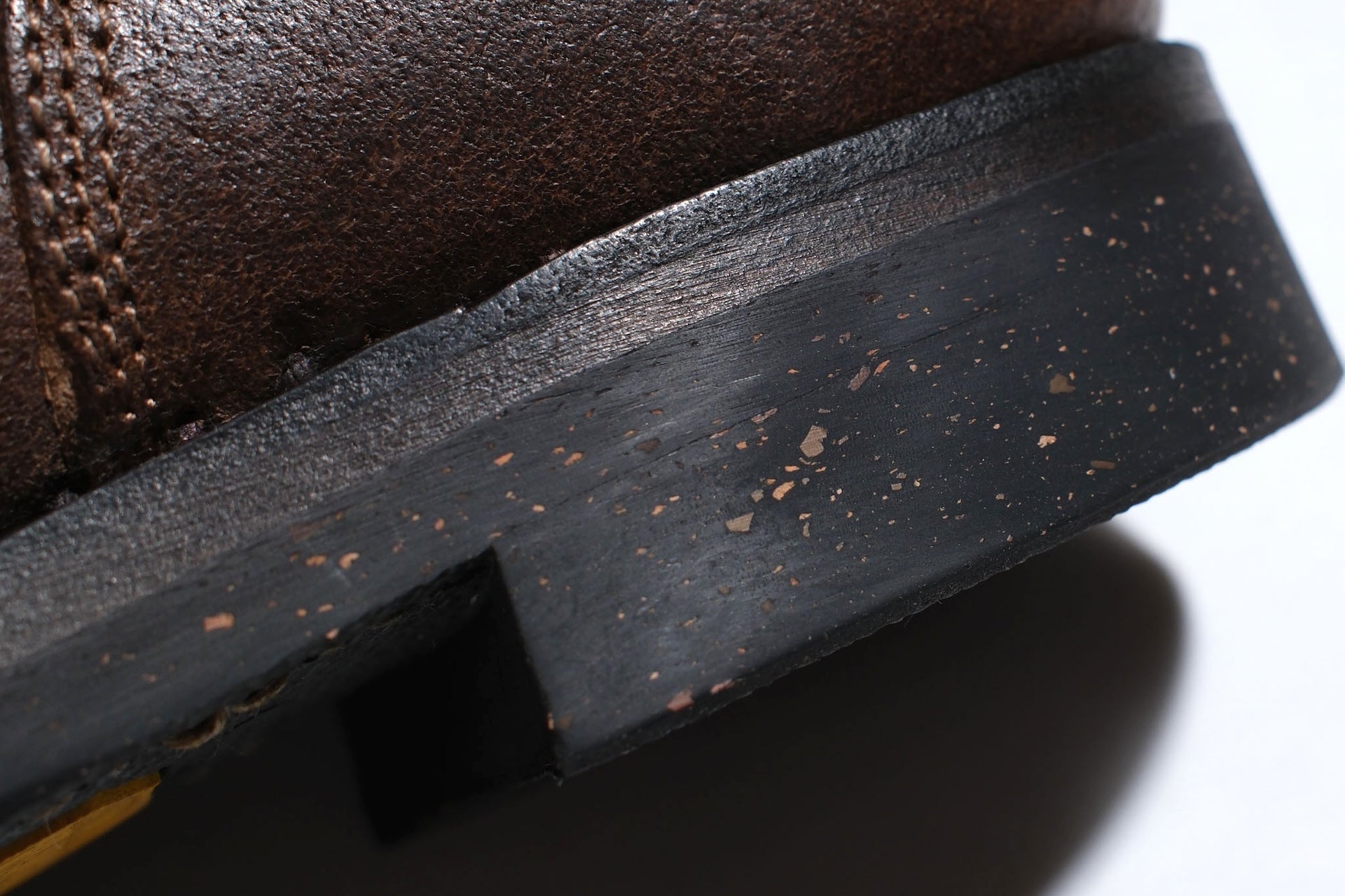 Skoob X CORLECTION Horween Waxed Cowhide "INFANTRY" Boots (Brown Tea-core)