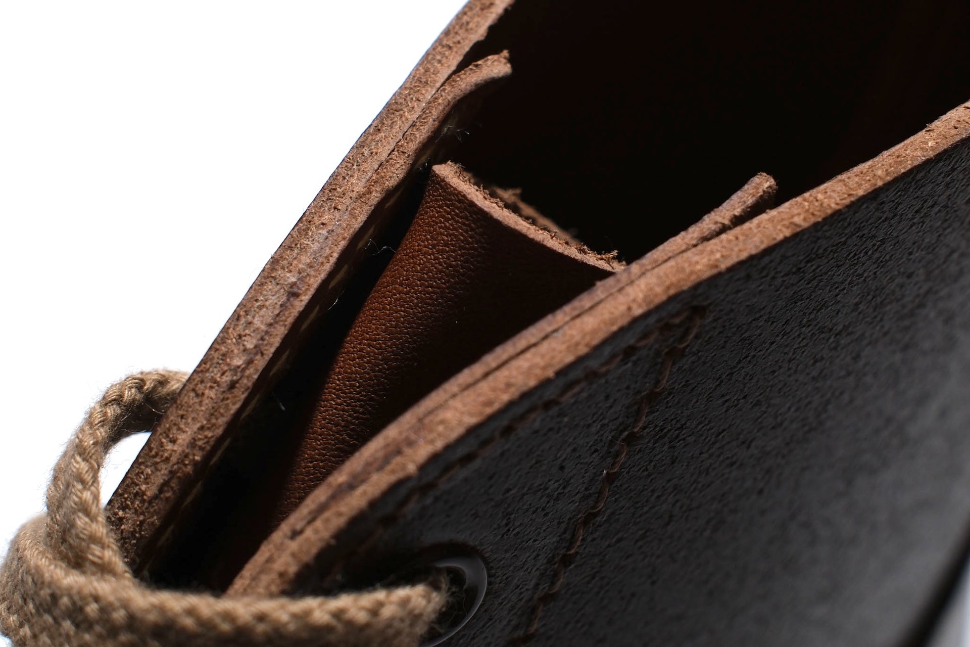 Skoob X CORLECTION Horween Waxed Cowhide "INFANTRY" Boots (Brown Tea-core)