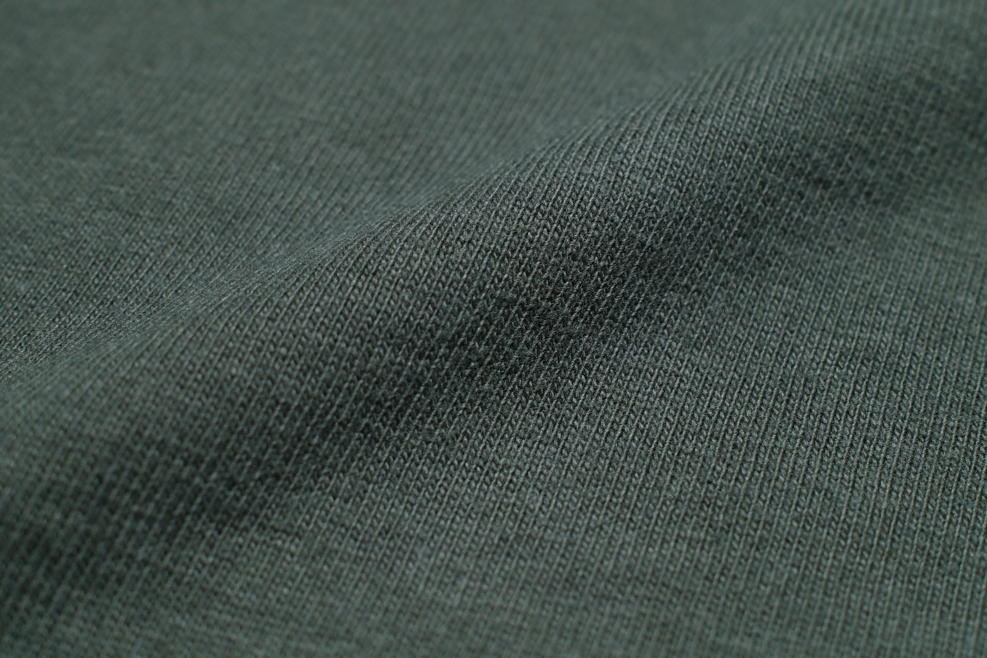 Samurai 8.5oz Loopwheeled "Overseas-Edition" Plain Tee (Moss Green)