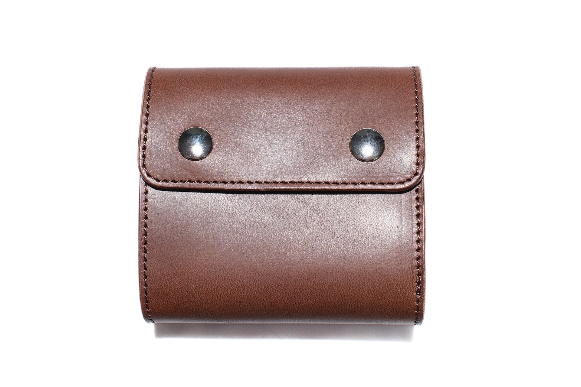 Inception by Accel Co. Horsebutt Short Trucker Wallet (Brown Tea-core)