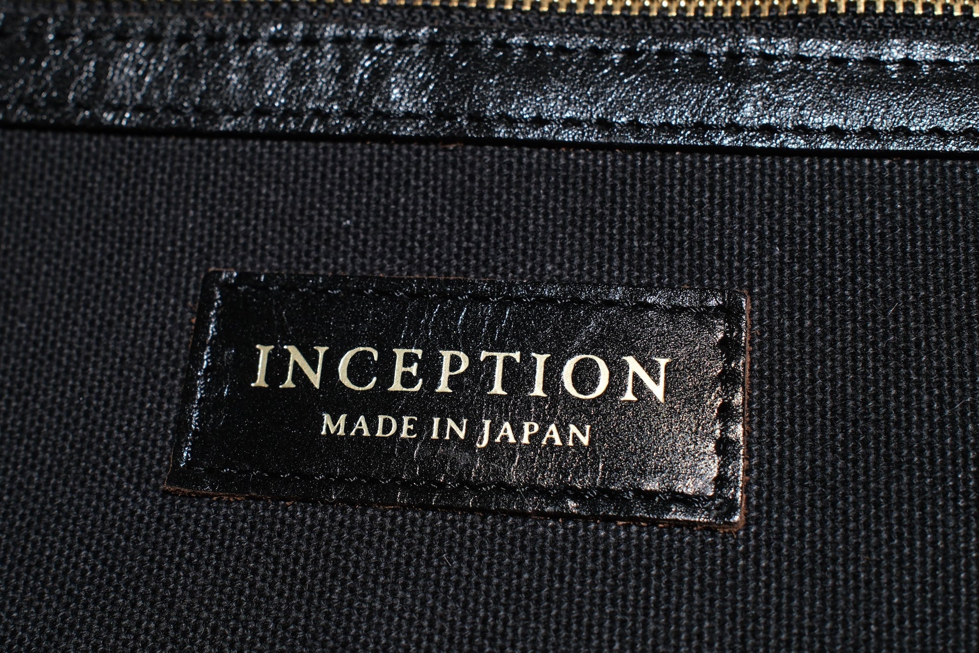Inception by Accel Co. Horsehide Newspaper Bag (Black Tea-core)
