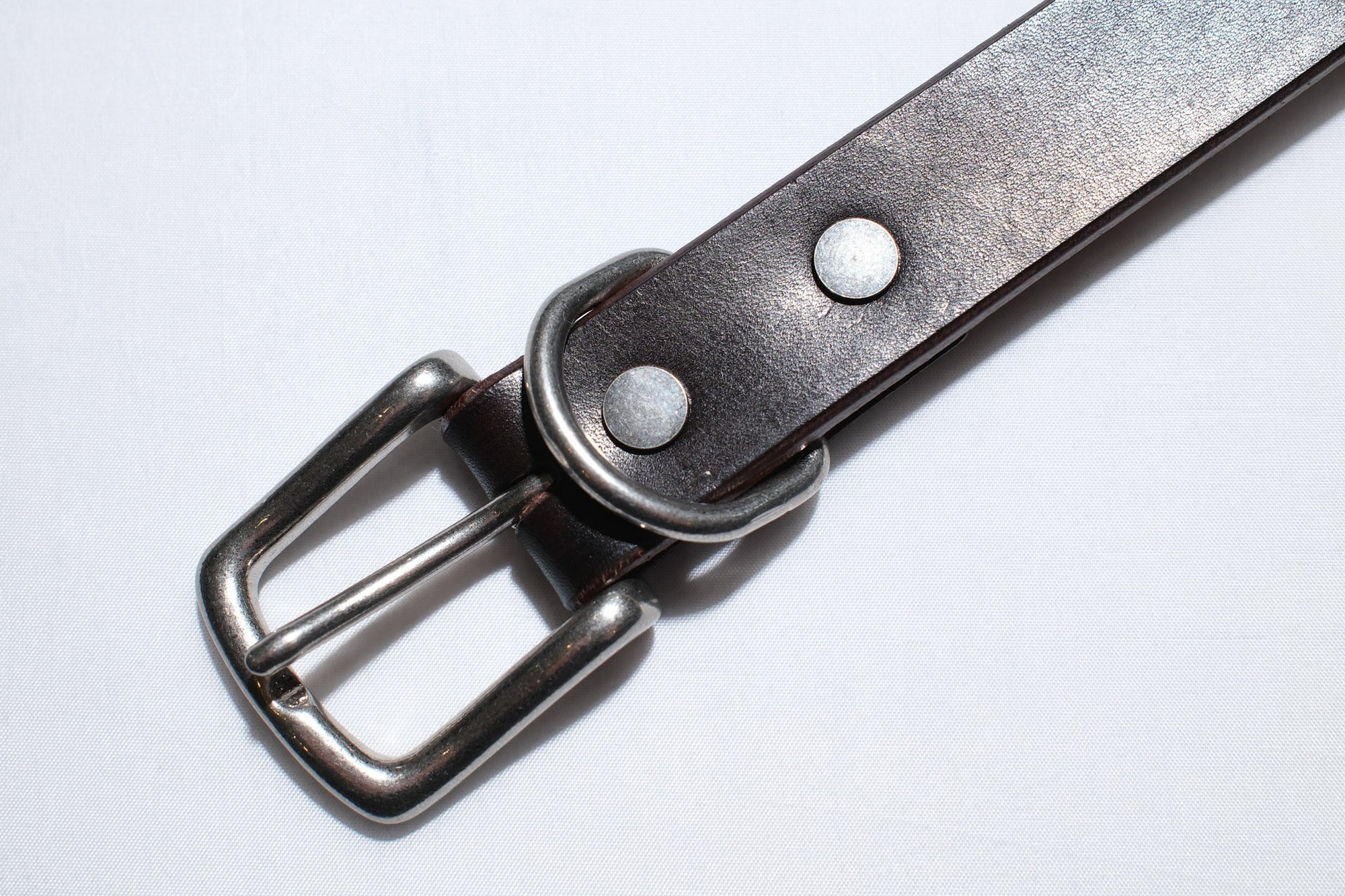 Inception by Accel Co. "Artisan Hand-Dyed" Narrow Belt (Black Tea-core)