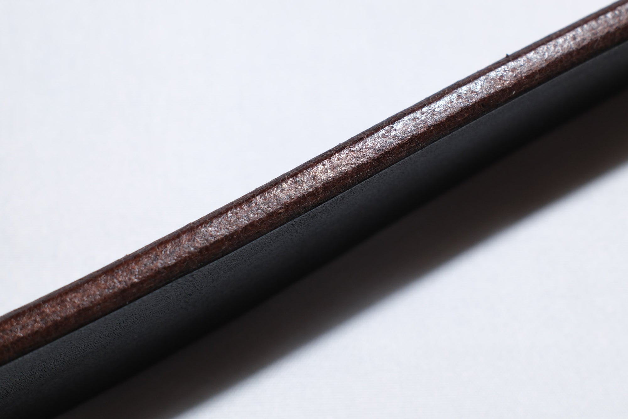Inception by Accel Co. "Artisan Hand-Dyed" Narrow Belt (Black Tea-core)