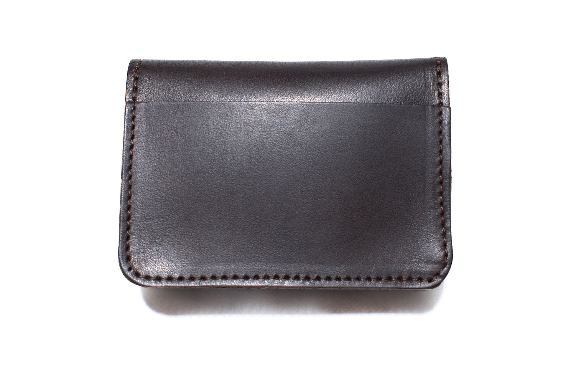 Hollywood Trading Company "Silent Watcher" Mini Wallet with Yellow Crystal (Dark Brown Tea-core)