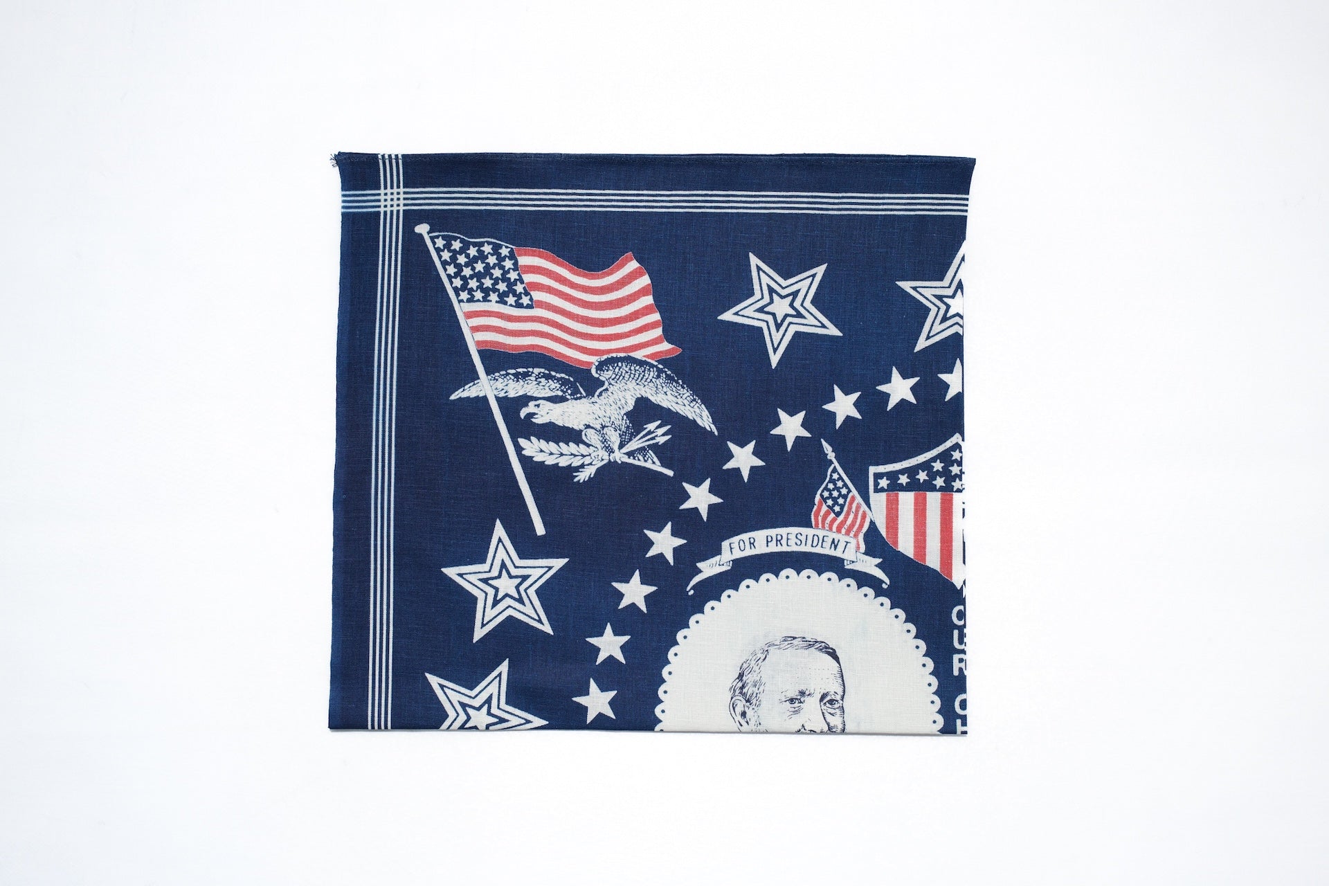 Warehouse Indigo Dyed "Our Choice" Selvage Bandana