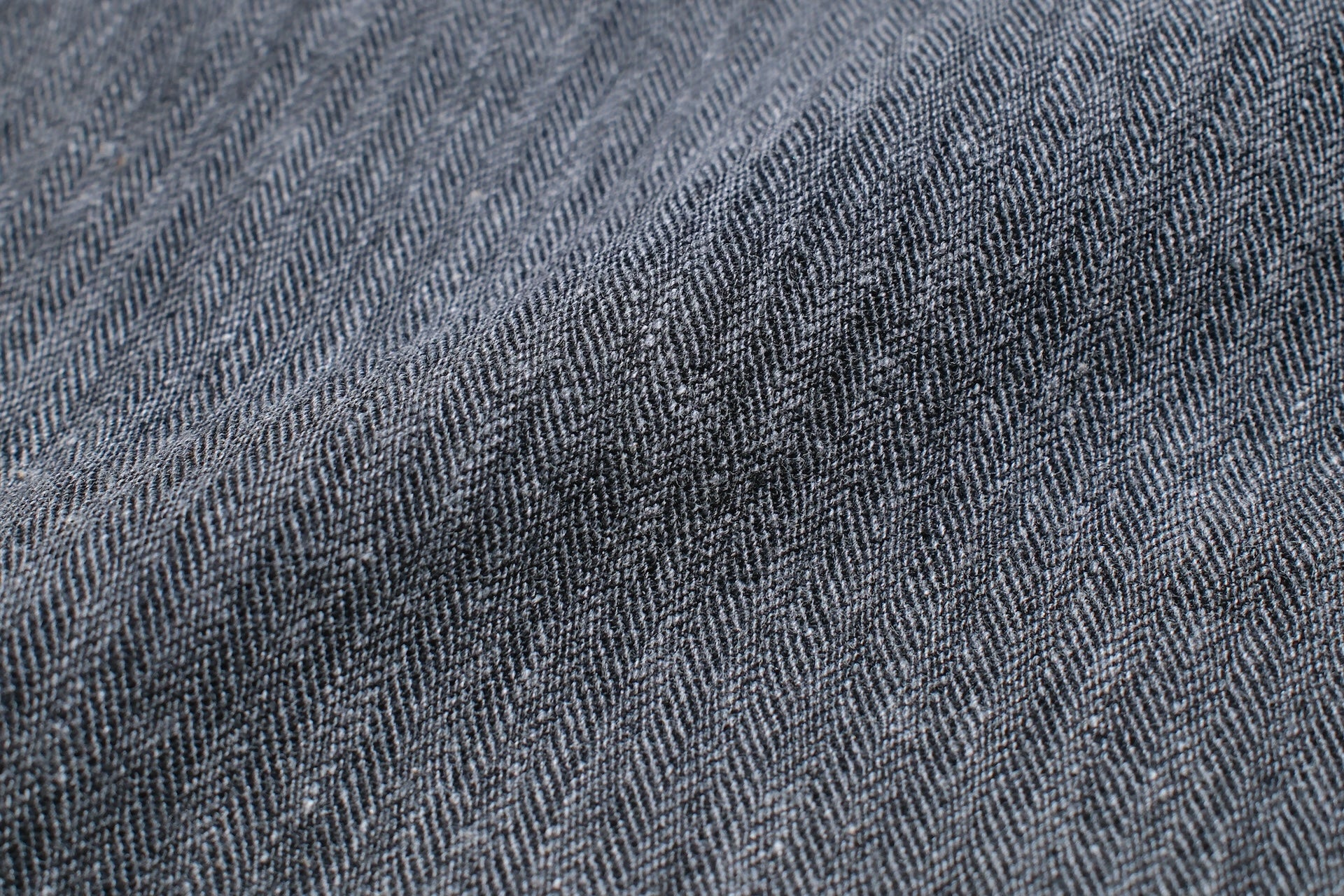 Pure Blue Japan "All-Seasons" HBT Hooded Pullover (Heather Grey X Black)