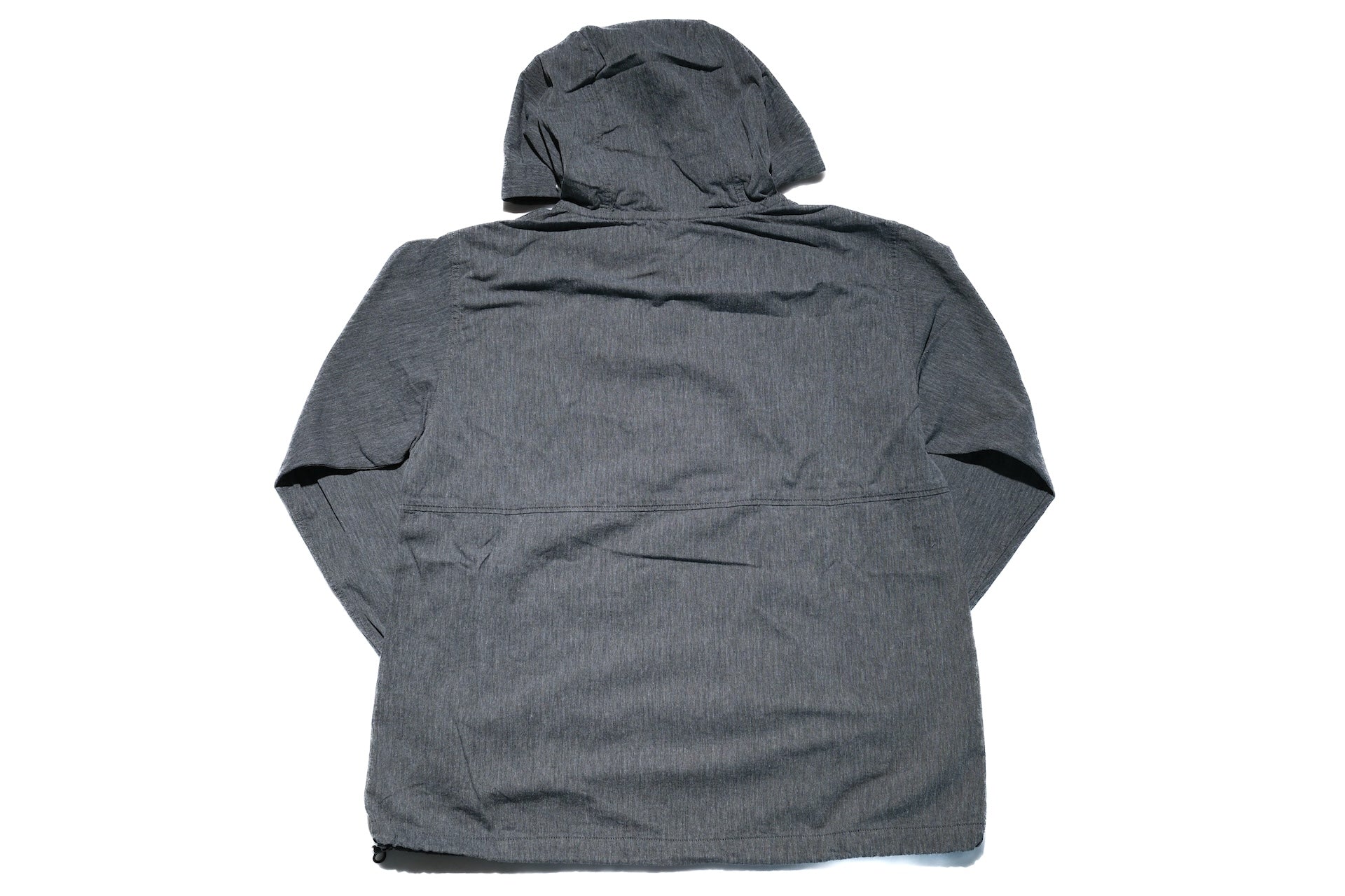 Pure Blue Japan "All-Seasons" HBT Hooded Pullover (Heather Grey X Black)