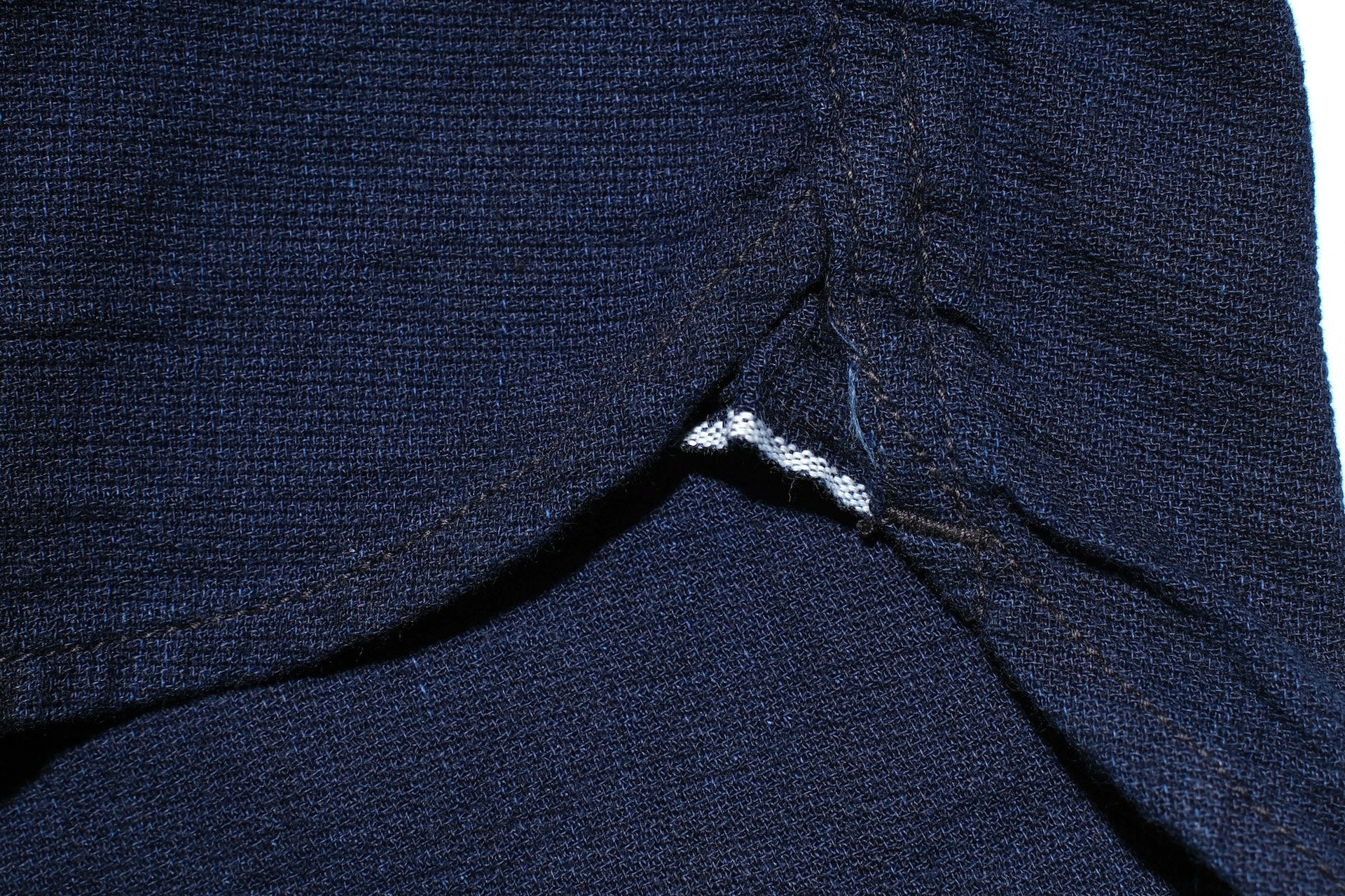 The Flat Head Indigo Dyed Selvage Dobby Western Shirt