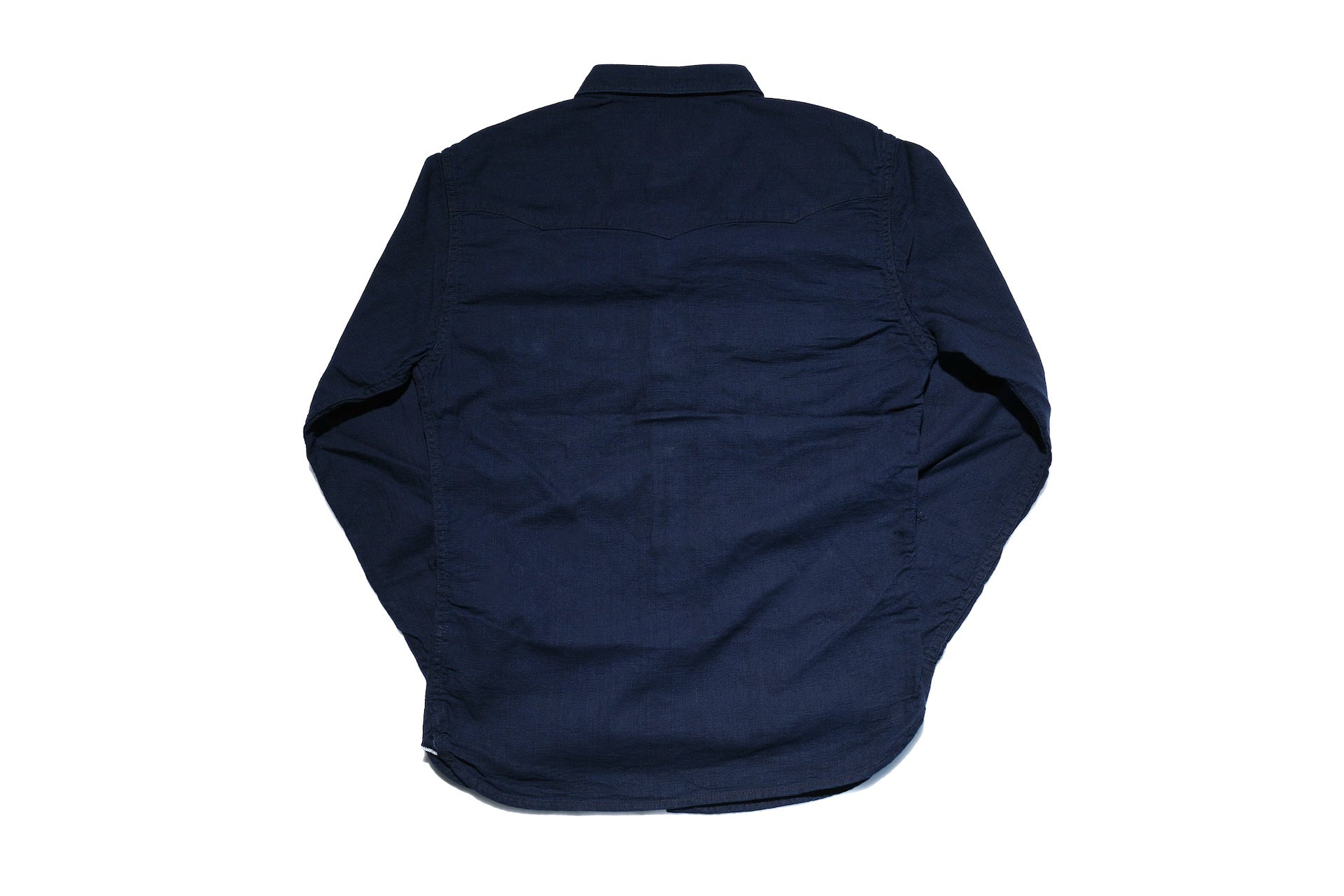 The Flat Head Indigo Dyed Selvage Dobby Western Shirt