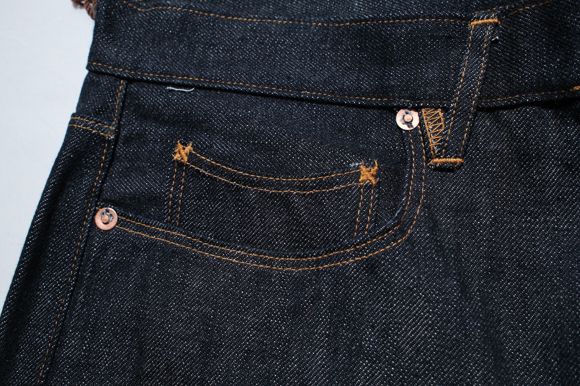 Stevenson Overall Co. 13.5oz Indigo Dyed "Encinitas" 150-RXX Denim (Regular Straight Fit)