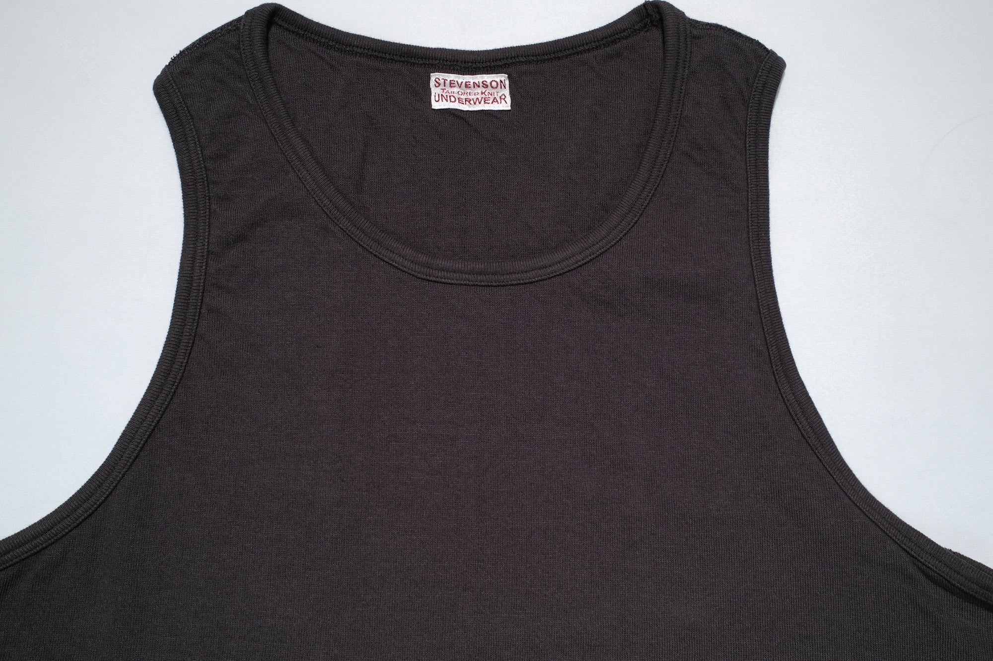 Stevenson Overall Co. 7oz "DualComfort" Loopwheeled Tank Tee (Charcoall)