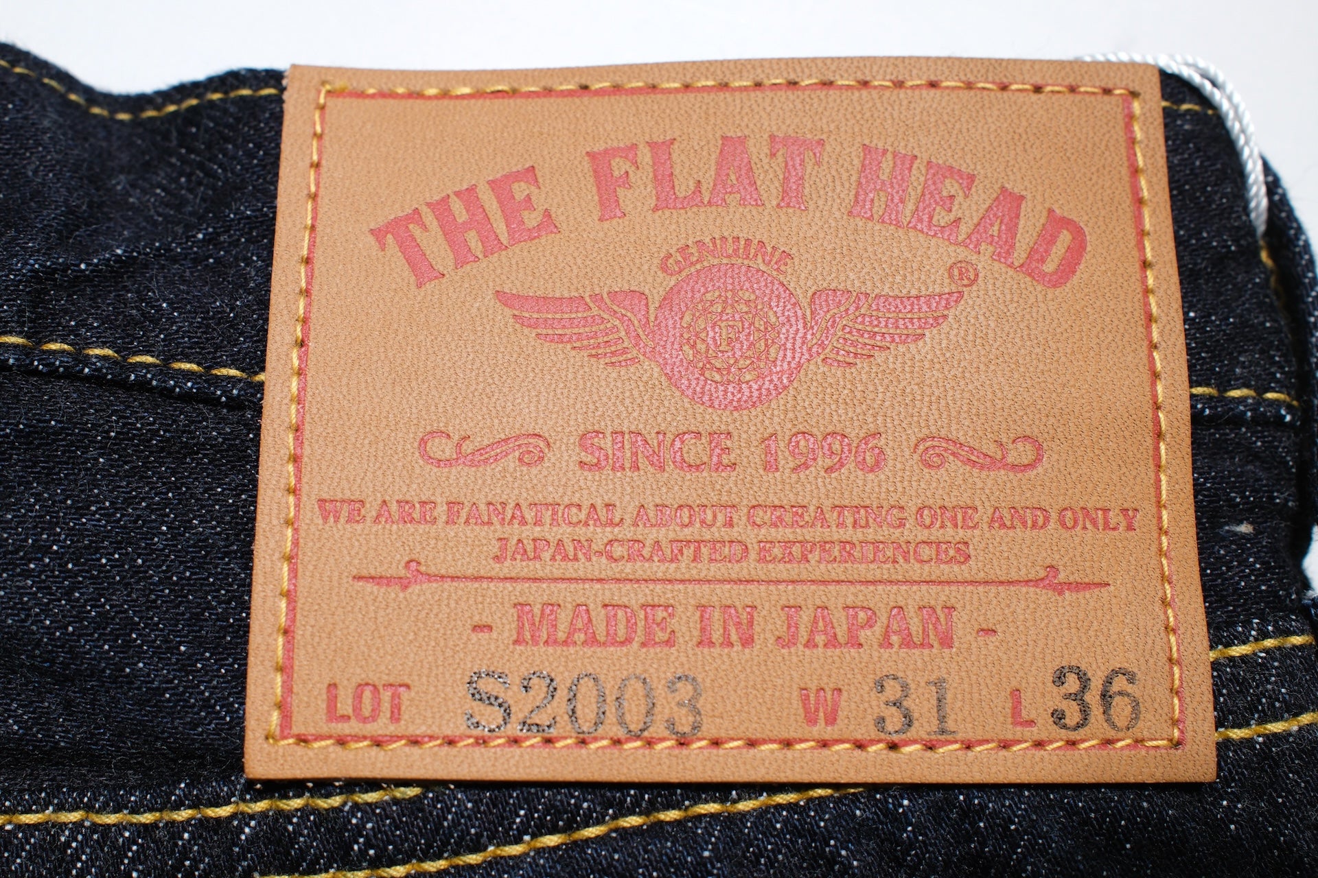 The Flat Head 12oz S2003 WWII Denim (Straight Tapered fit)