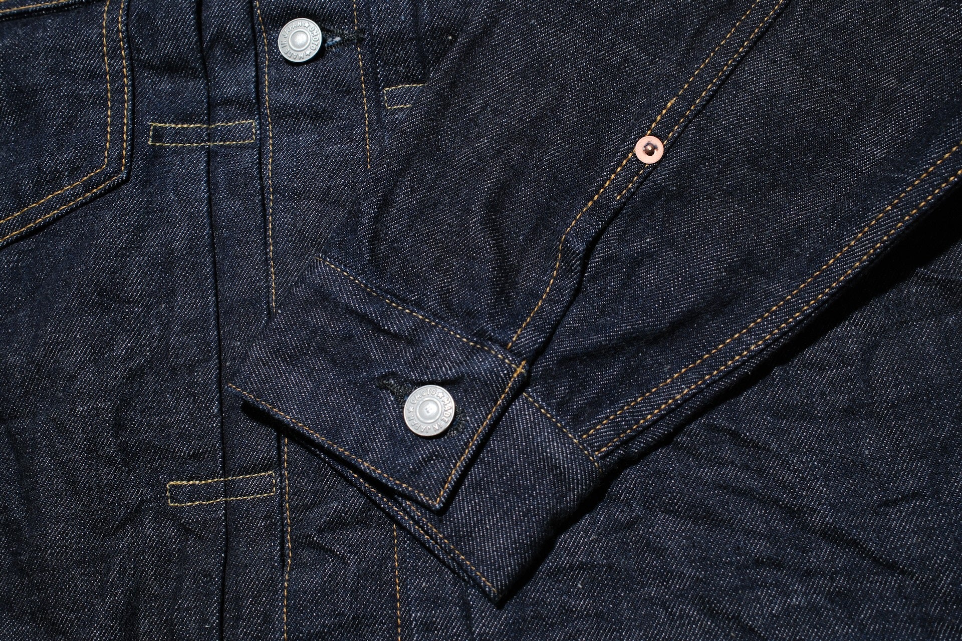 Omoto Denim 13.5oz Indigo Dyed “Ultimate-Comfort” Modified Type 2 Denim Jacket