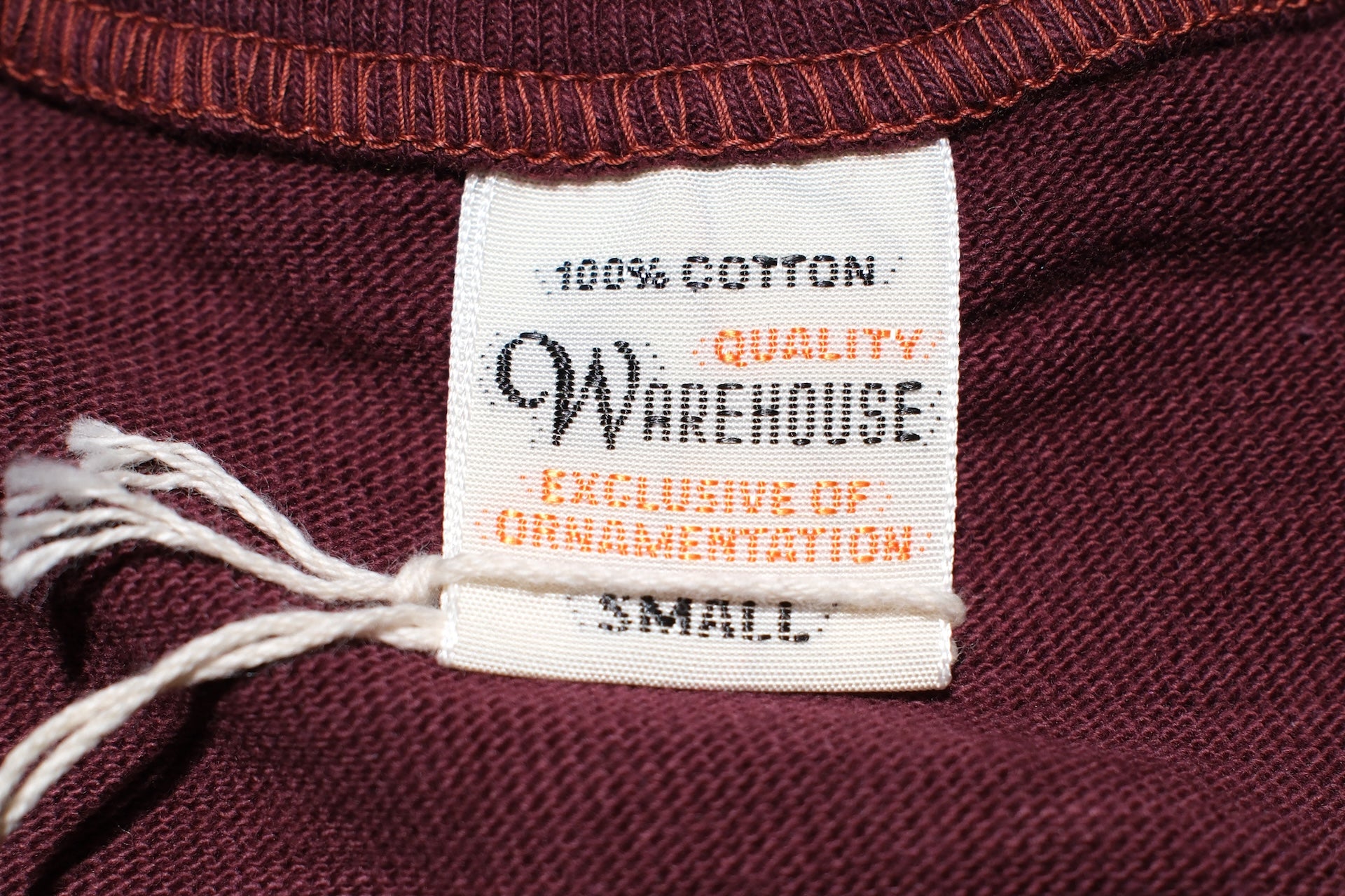 Warehouse 5.5oz "Bamboo Textured" Freedom Tee (Burgundy)