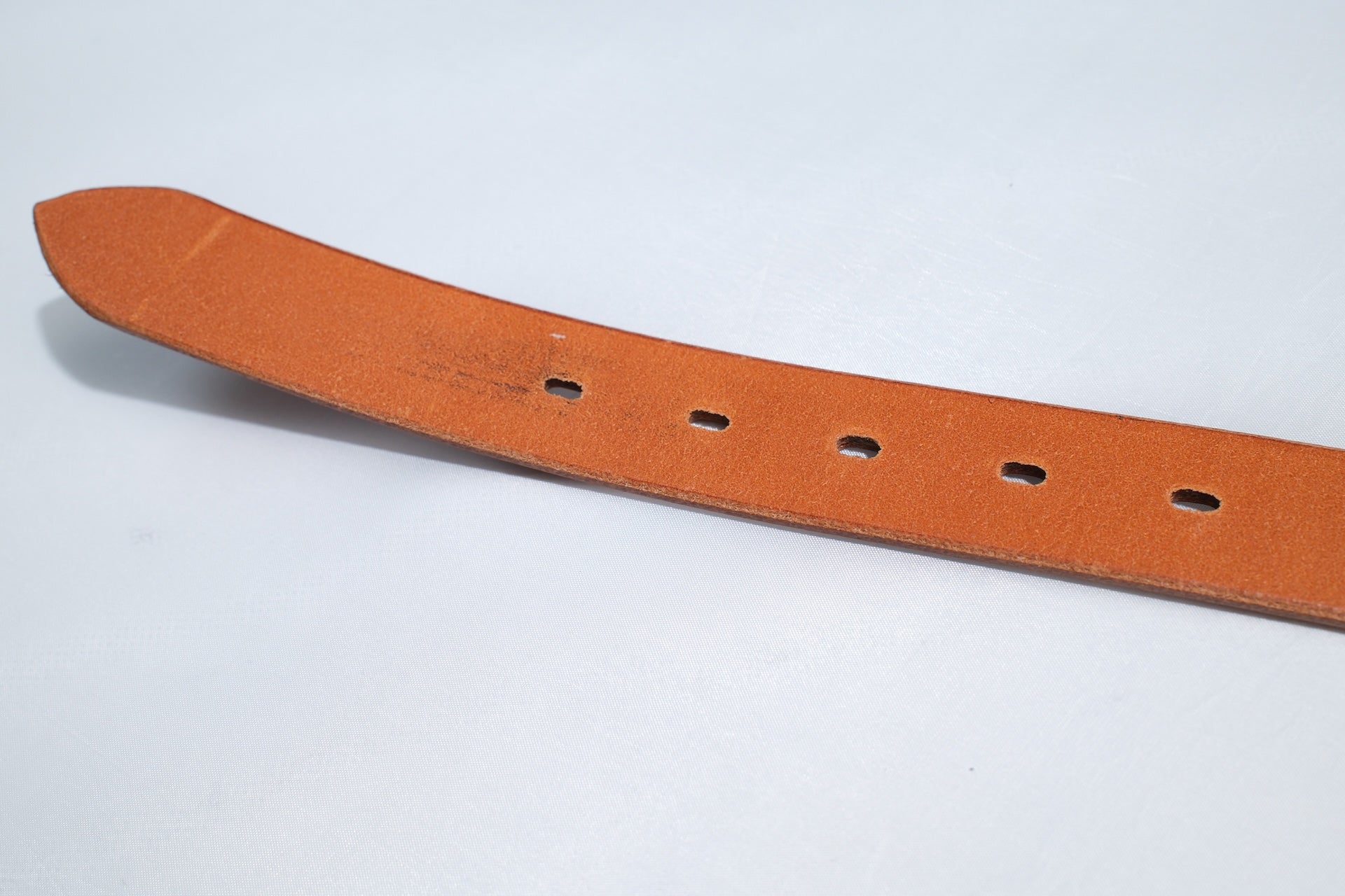 Cramp by Ginkawaten UK Bridle Cowhide Semi-Formal Belt (Brown Tea-Core)