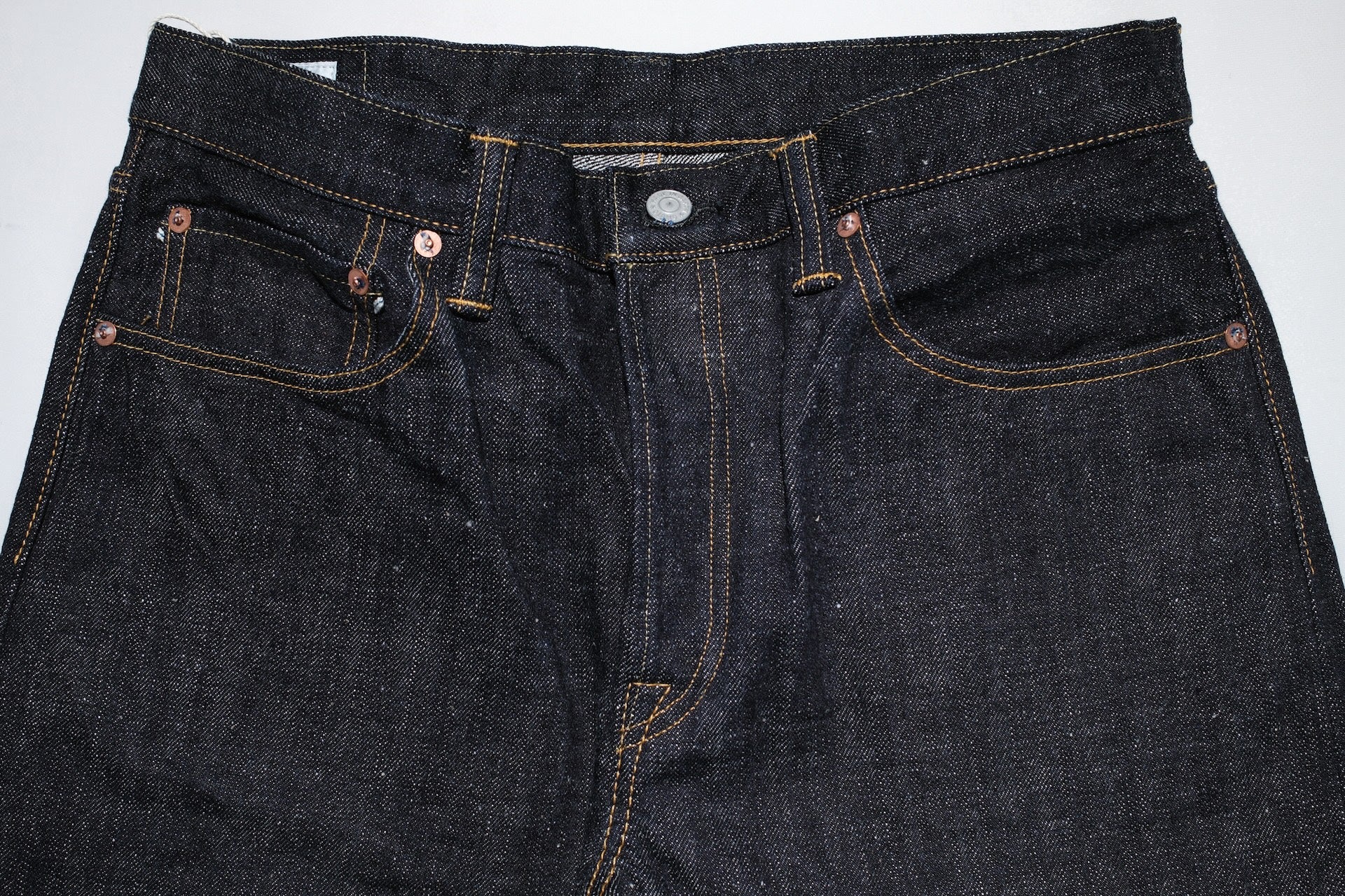 Omoto Denim 15.5oz Indigo Dyed “Neo-Slub” 0411 Denim (Relaxed Tapered fit)