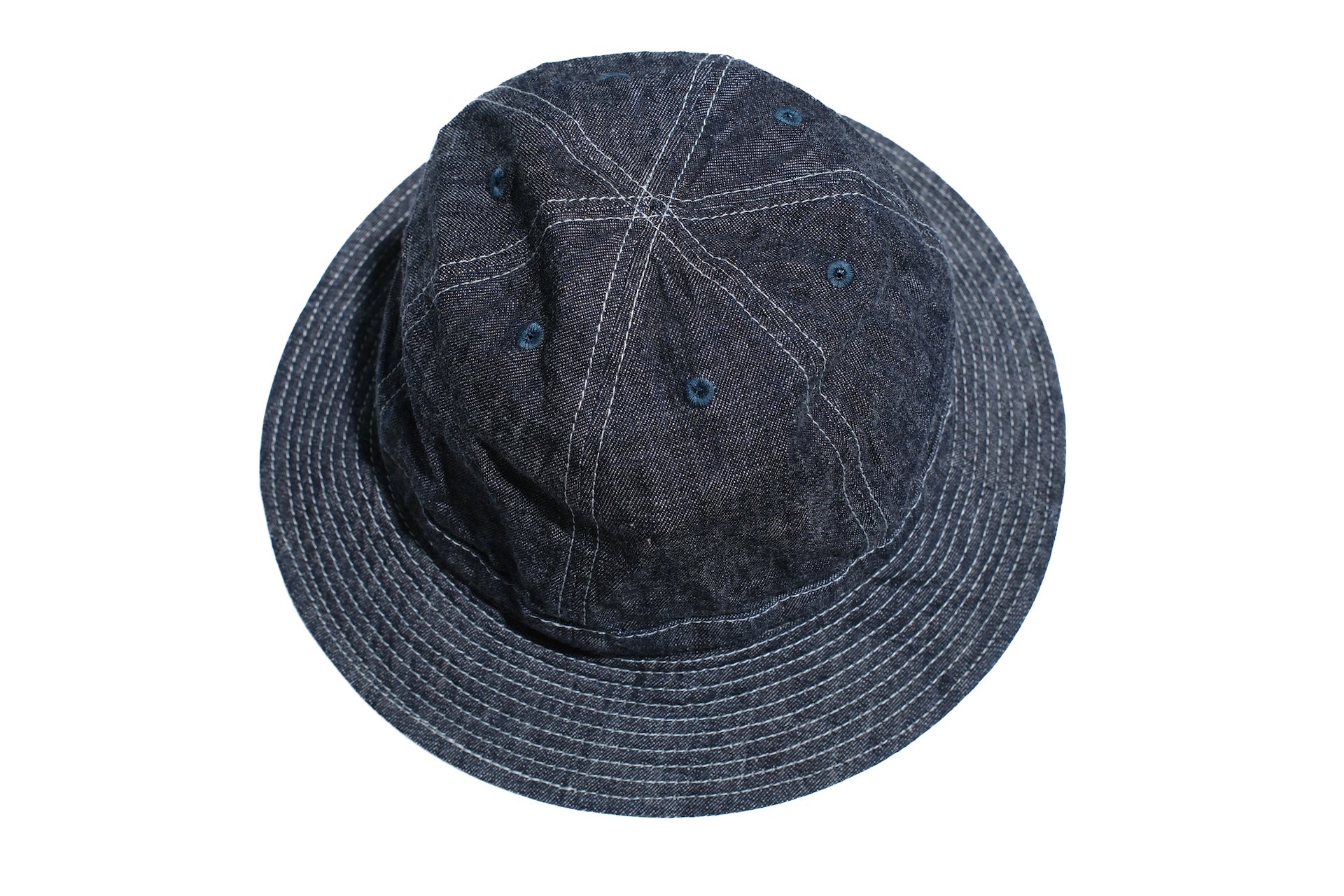 Omoto Denim 10oz Indigo Dyed “Weapon Denim” Jungle Hat