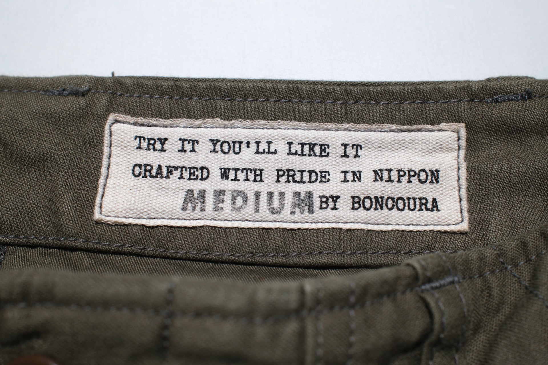 BONCOURA 12.5oz Back Satin US Army Utility Baker Pants (Olive)