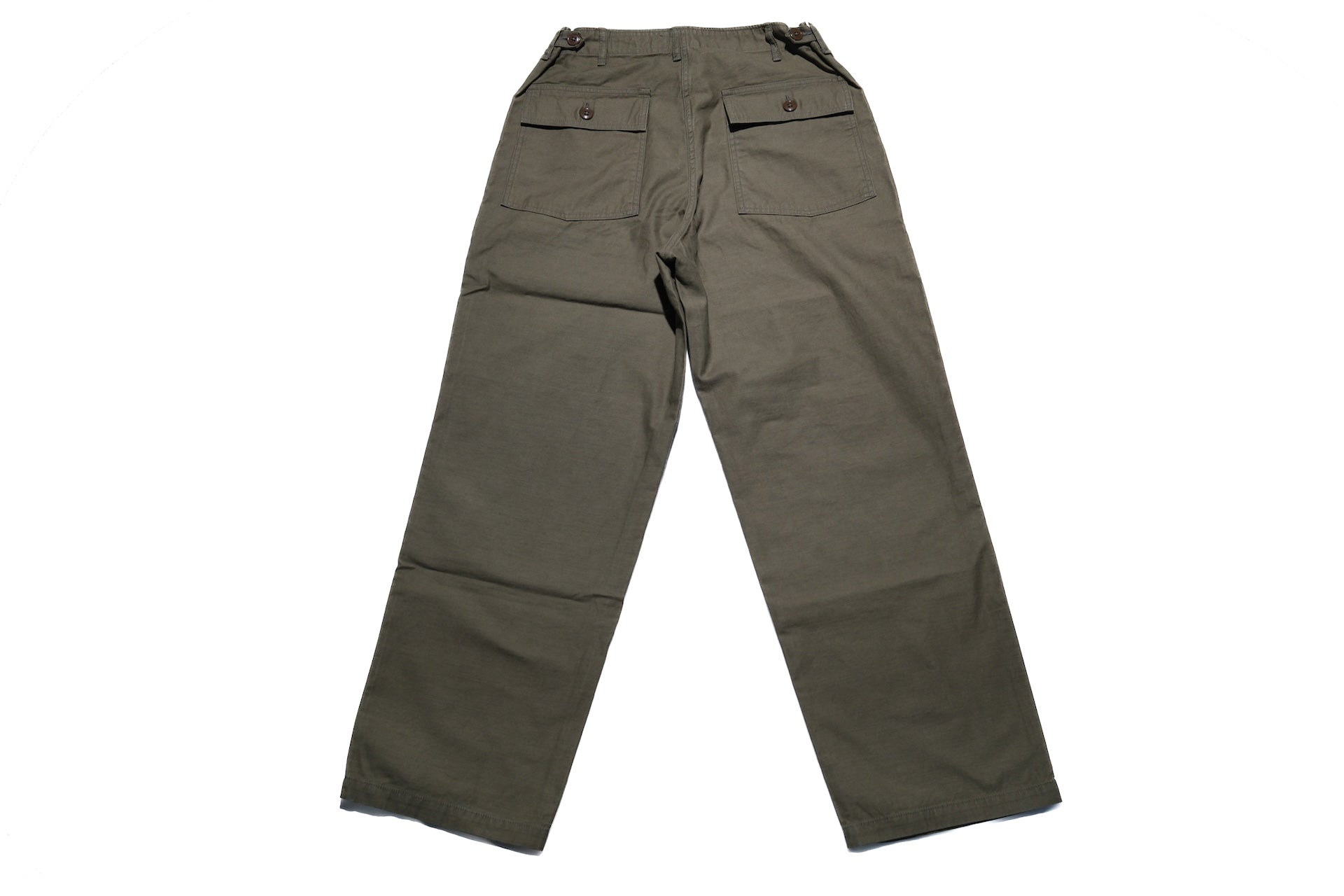 BONCOURA 12.5oz Back Satin US Army Utility Baker Pants (Olive)
