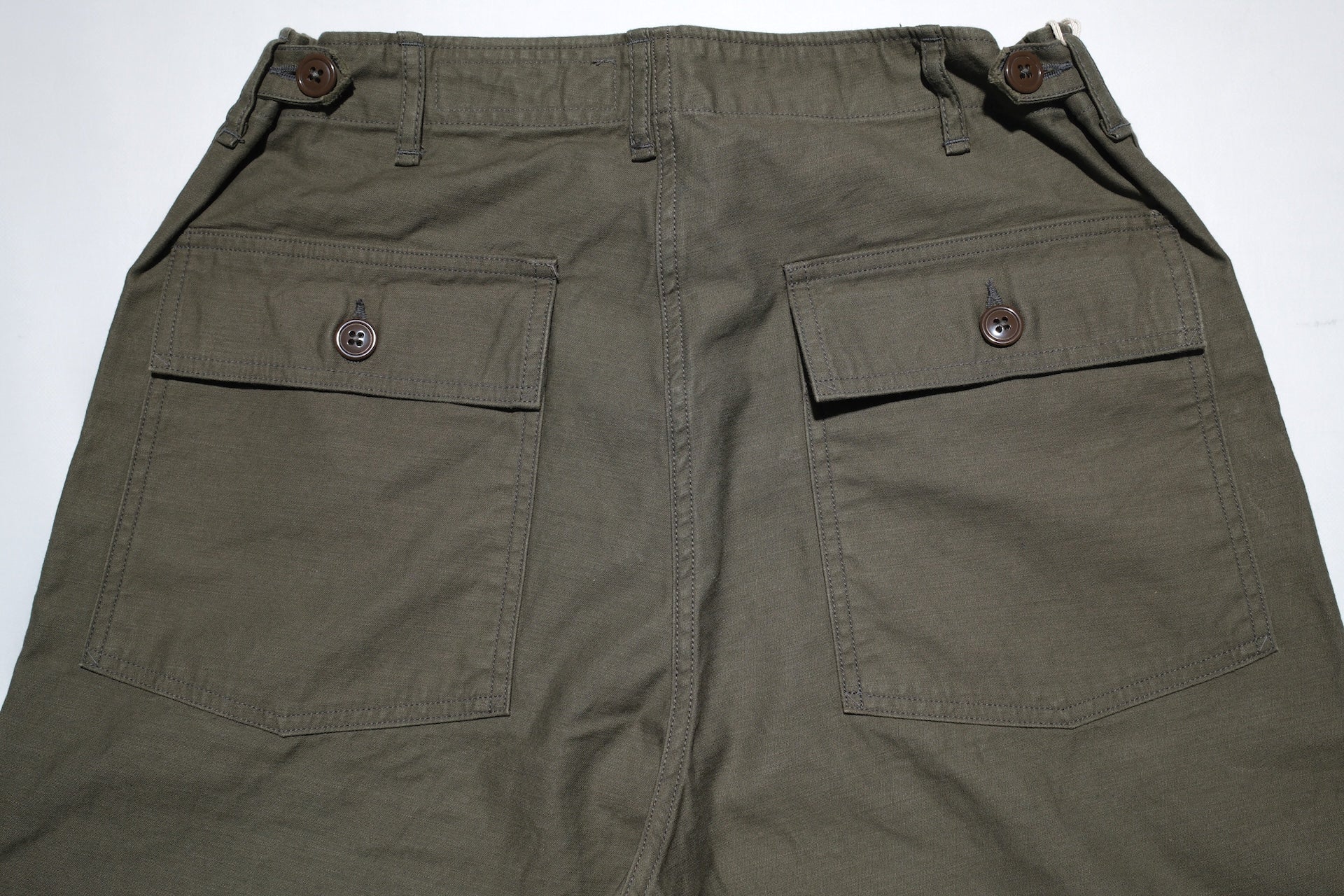 BONCOURA 12.5oz Back Satin US Army Utility Baker Pants (Olive)