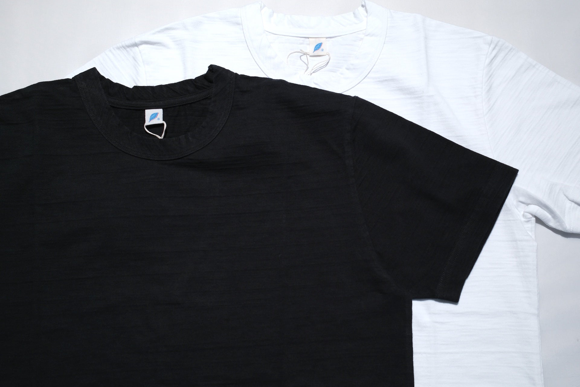 Pure Blue Japan 8oz "Slub Yarn" S/S Tee (Solid Black)