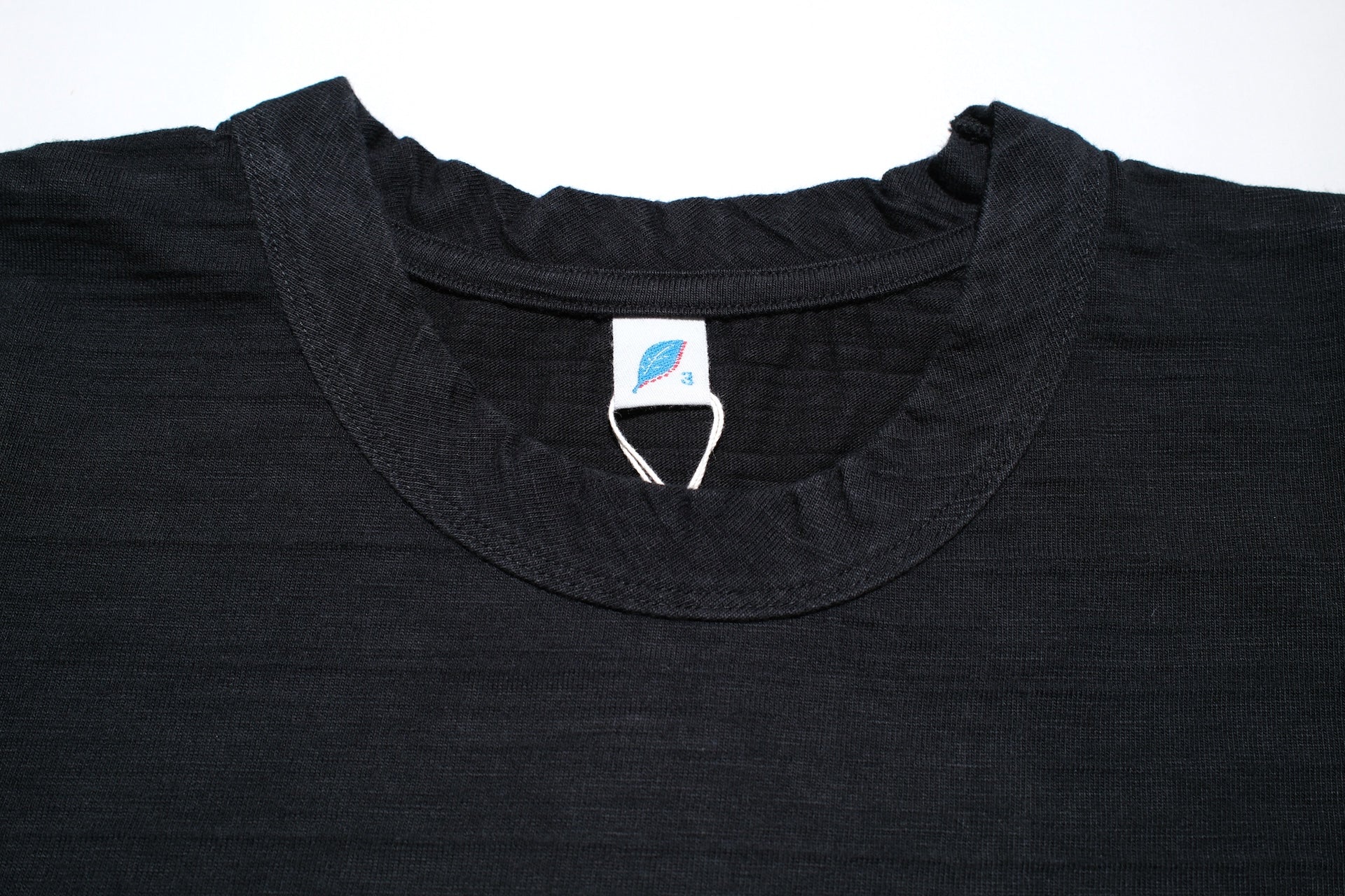 Pure Blue Japan 8oz "Slub Yarn" S/S Tee (Solid Black)