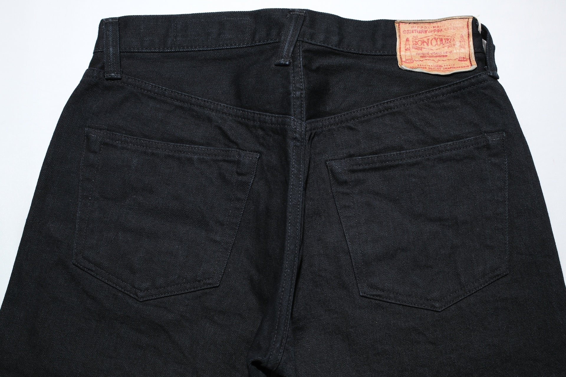 BONCOURA 15oz  "KUROGANE" Ultimate Black XX Denim (Limited Edition)