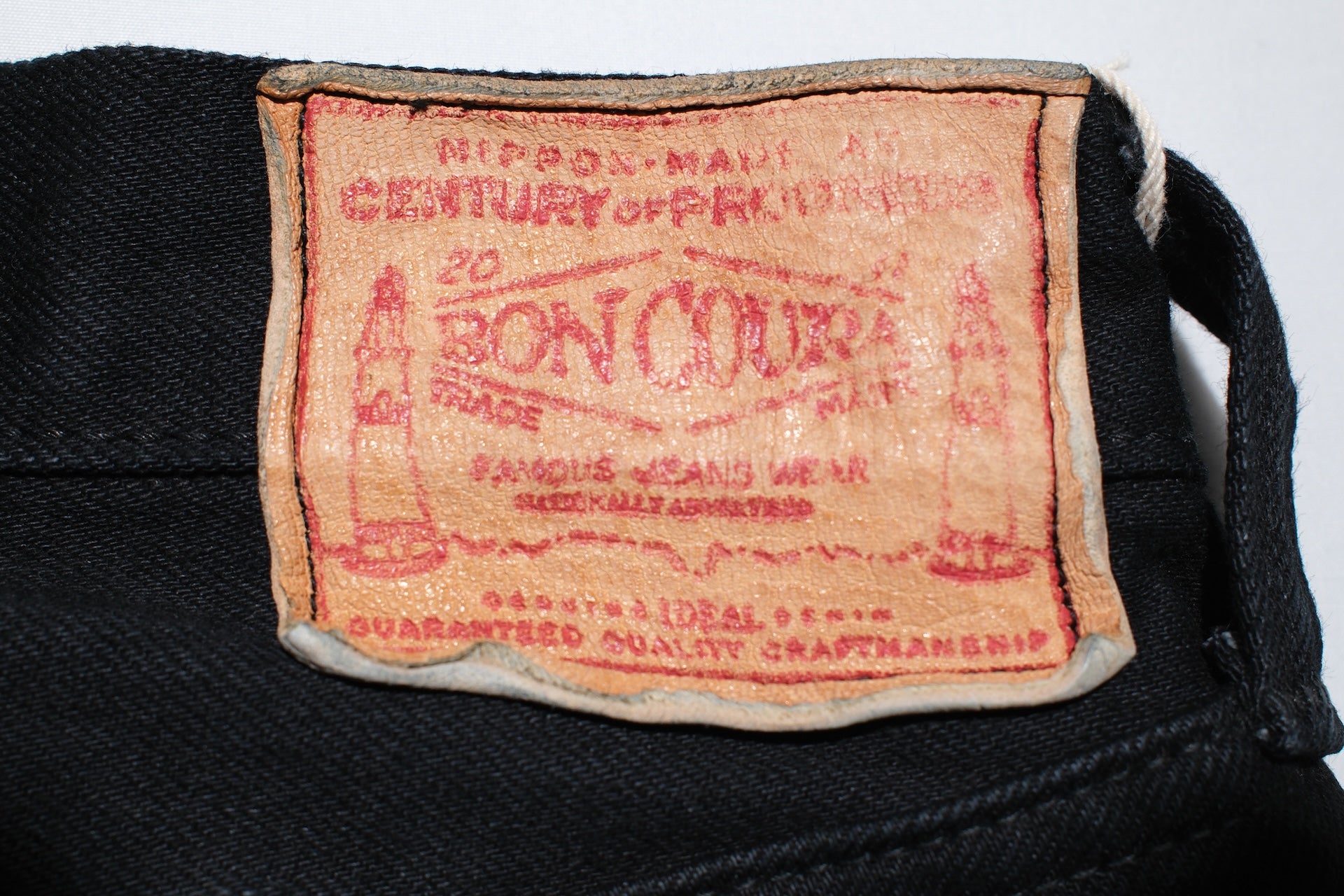 BONCOURA 15oz  "KUROGANE" Ultimate Black XX Denim (Limited Edition)