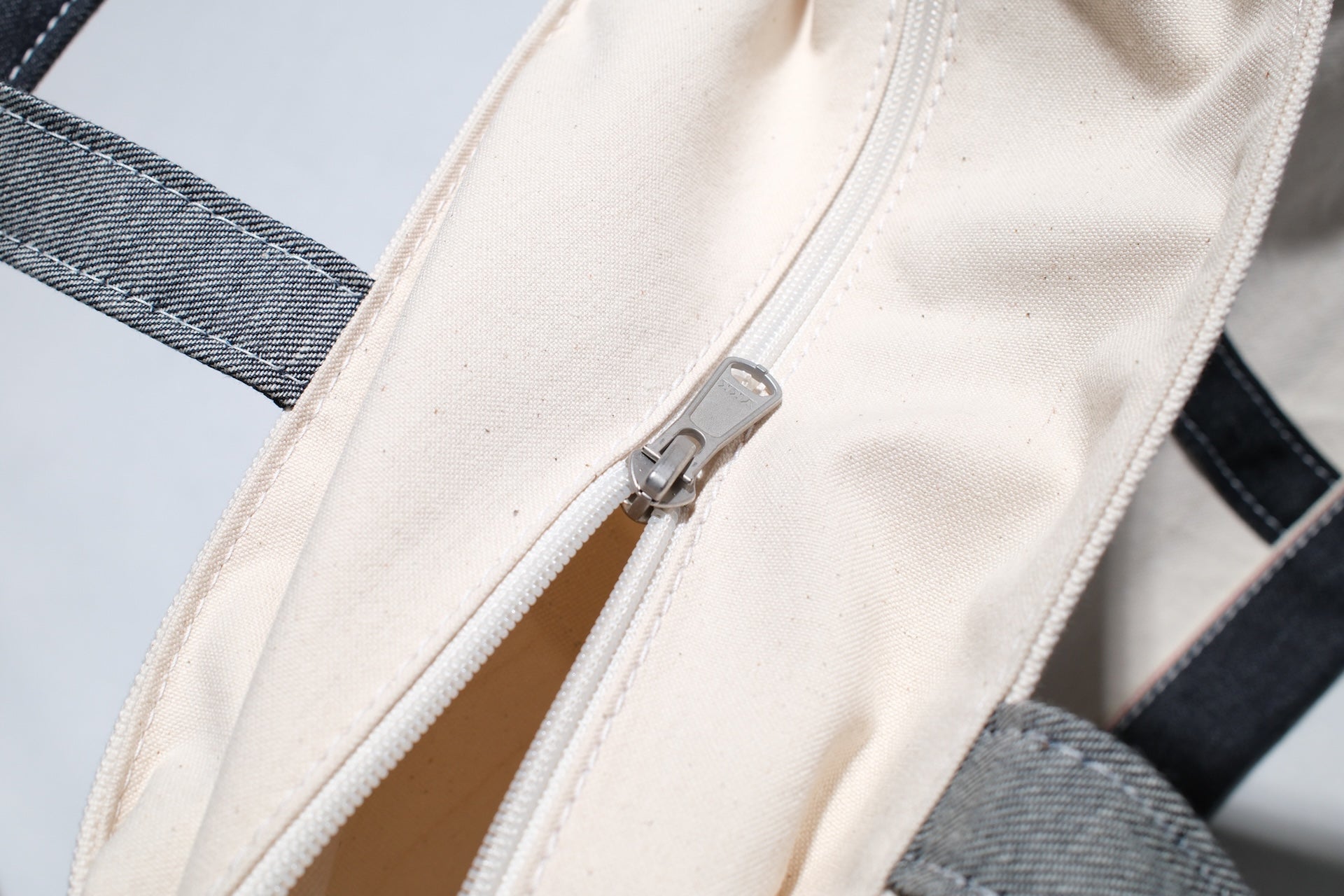 Omoto Denim “One Mile” Large Totebag (Natural Canvas)