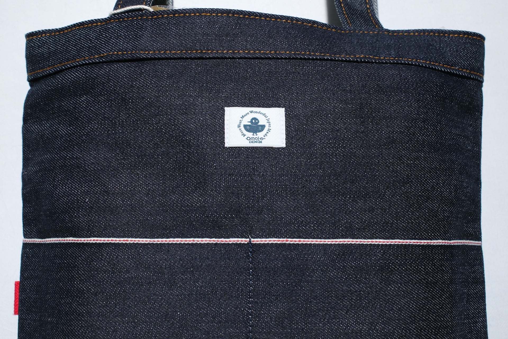 Omoto Denim 12oz Selvage Denim Document Totebag (Indigo)