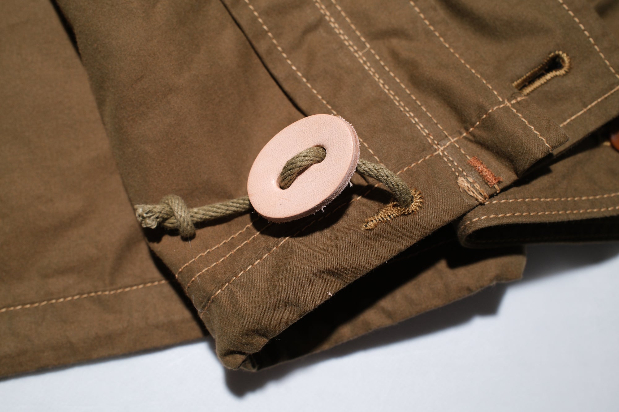 Freewheelers “WILDLIFE RANGER” High-Density Weathered Twill Outdoor Jacket (Khaki Olive)