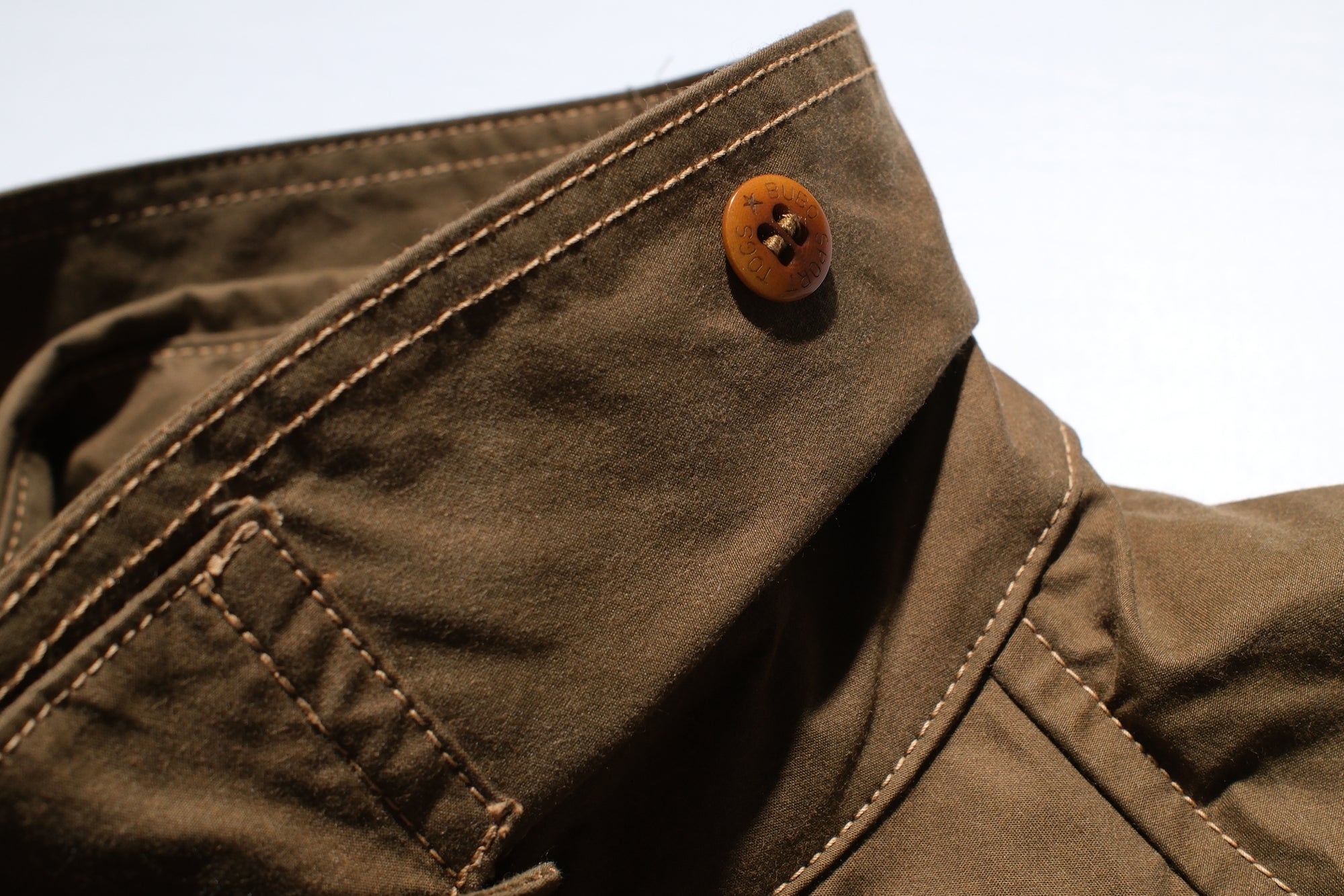 Freewheelers “WILDLIFE RANGER” High-Density Weathered Twill Outdoor Jacket (Khaki Olive)