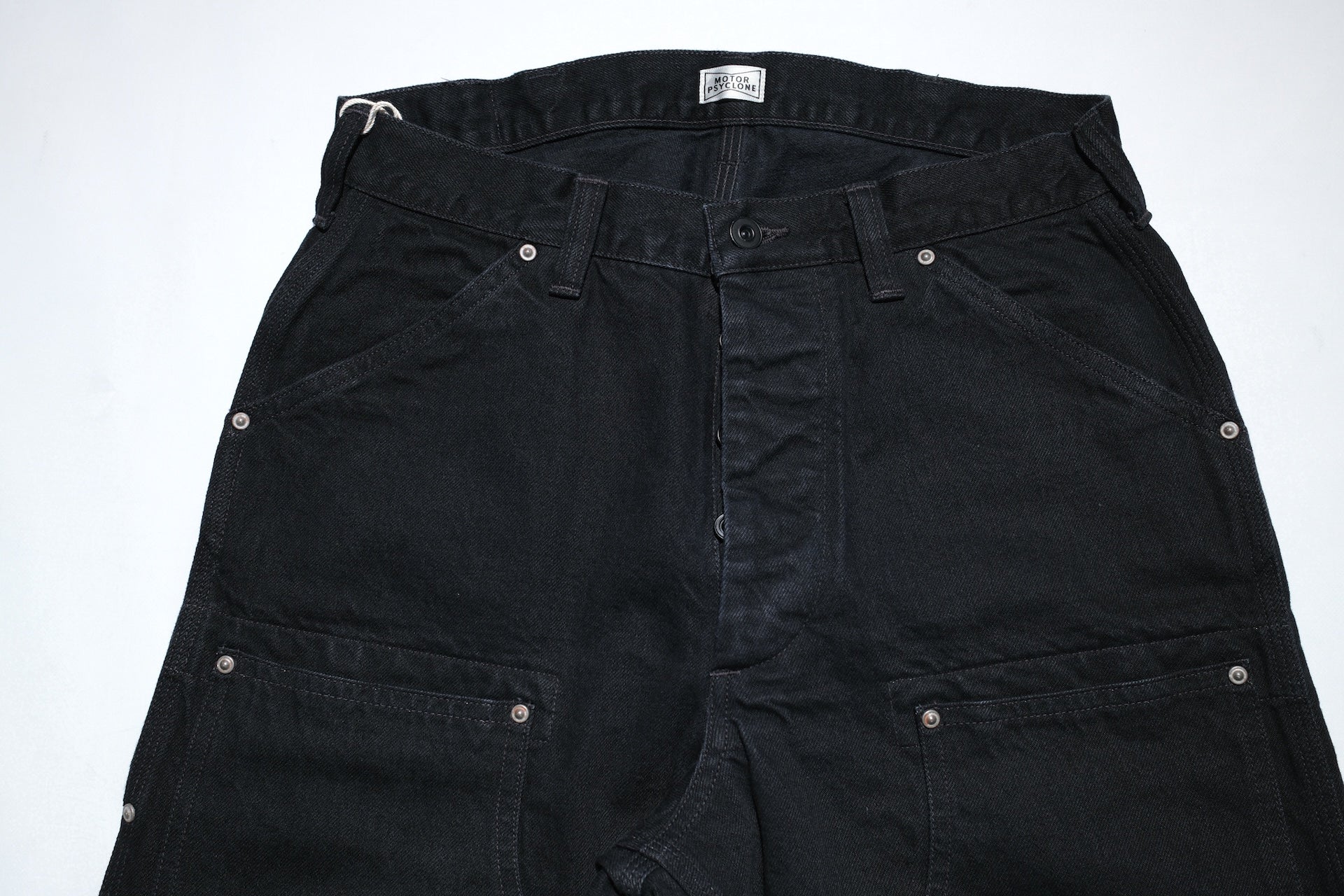 Freewheelers 11oz Duck Canvas “Bakersfield” Trousers (Rude Black)