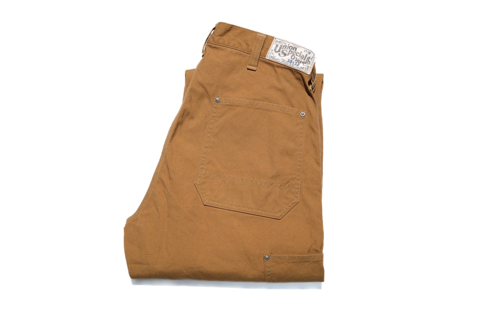 Freewheelers 11oz Duck Canvas “Bakersfield” Trousers (Yellow Brown)