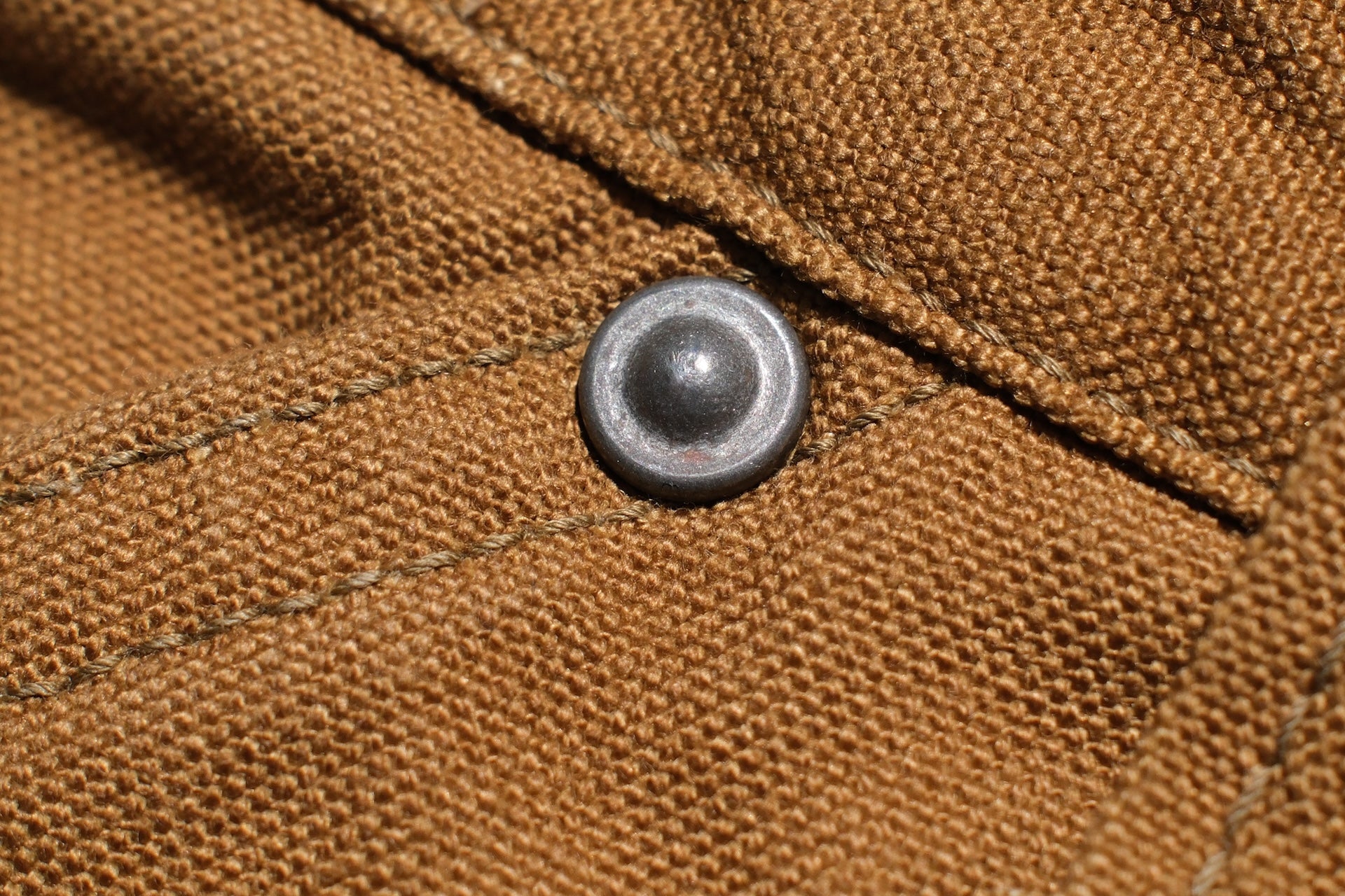 Freewheelers 11oz Duck Canvas “Bakersfield” Trousers (Yellow Brown)