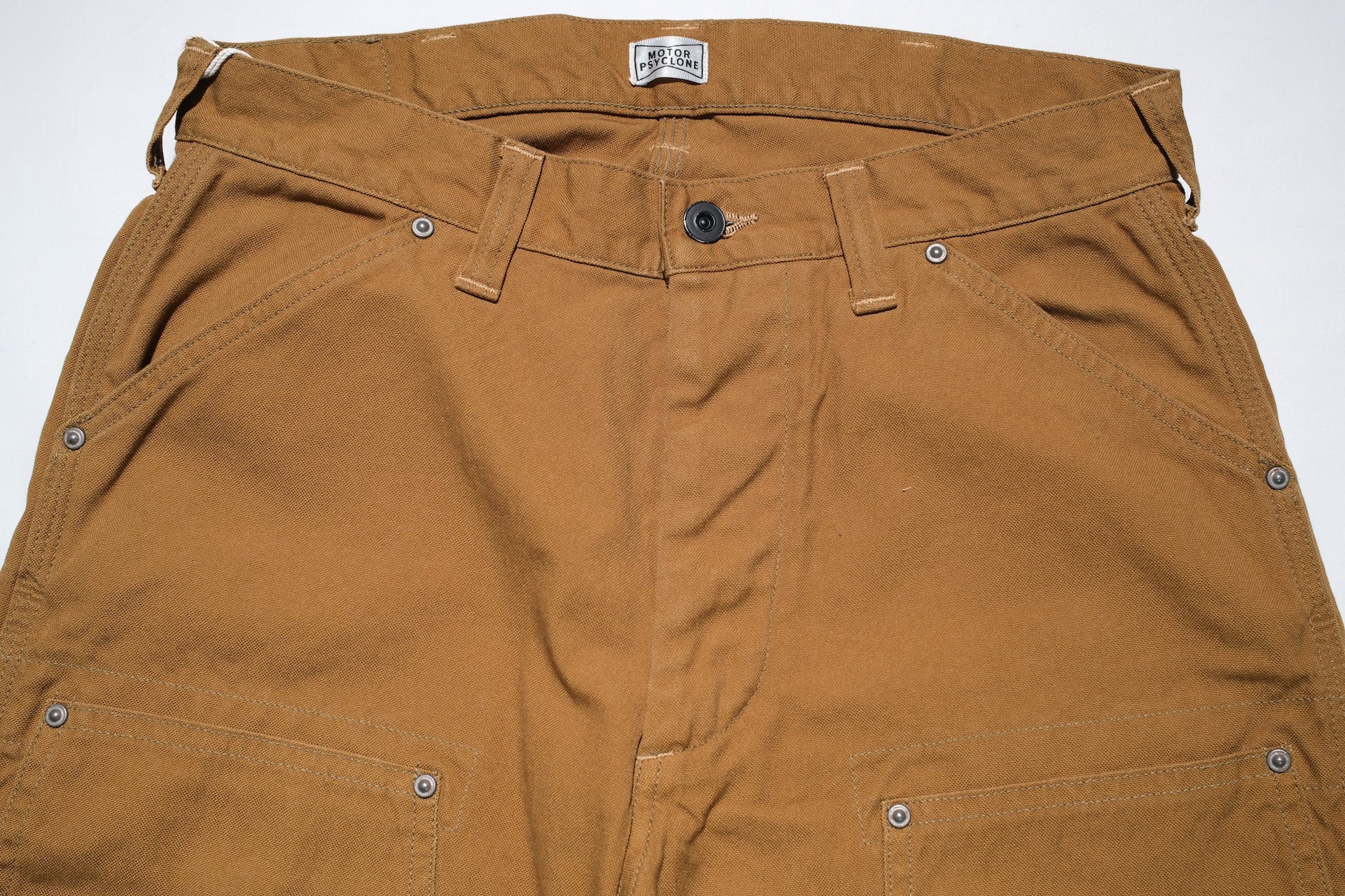 Freewheelers 11oz Duck Canvas “Bakersfield” Trousers (Yellow Brown)