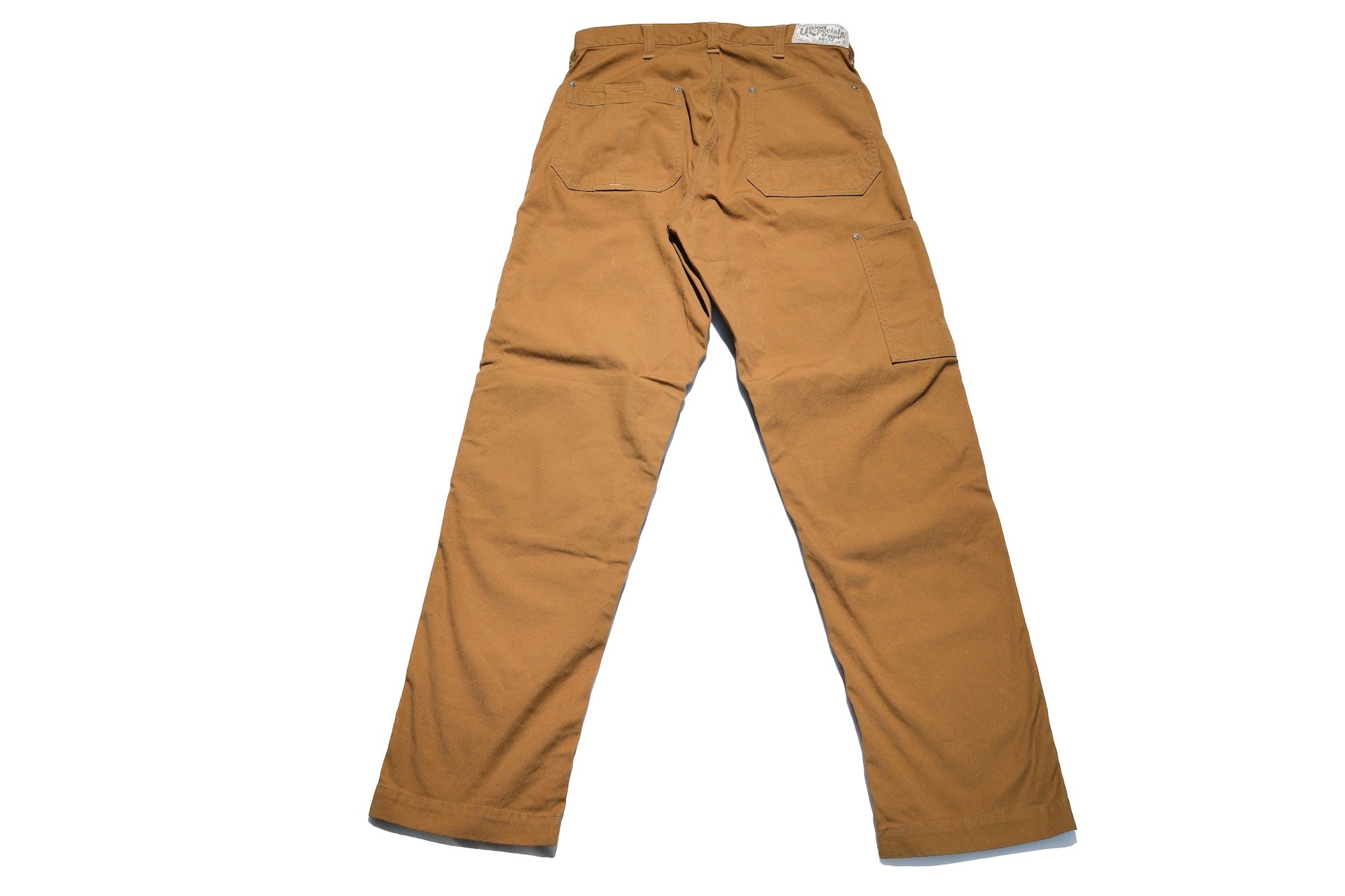 Freewheelers 11oz Duck Canvas “Bakersfield” Trousers (Yellow Brown)