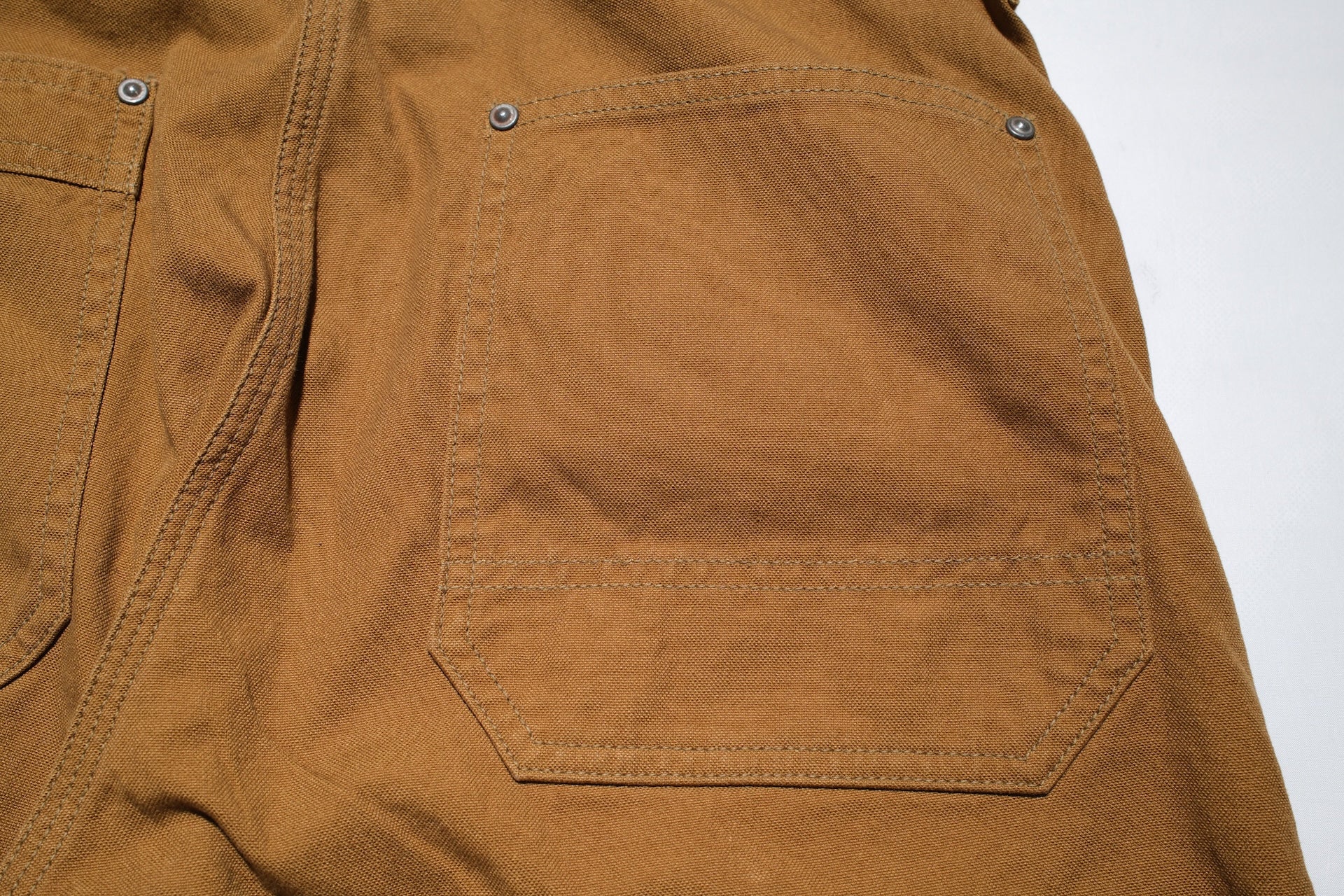 Freewheelers 11oz Duck Canvas “Bakersfield” Trousers (Yellow Brown)
